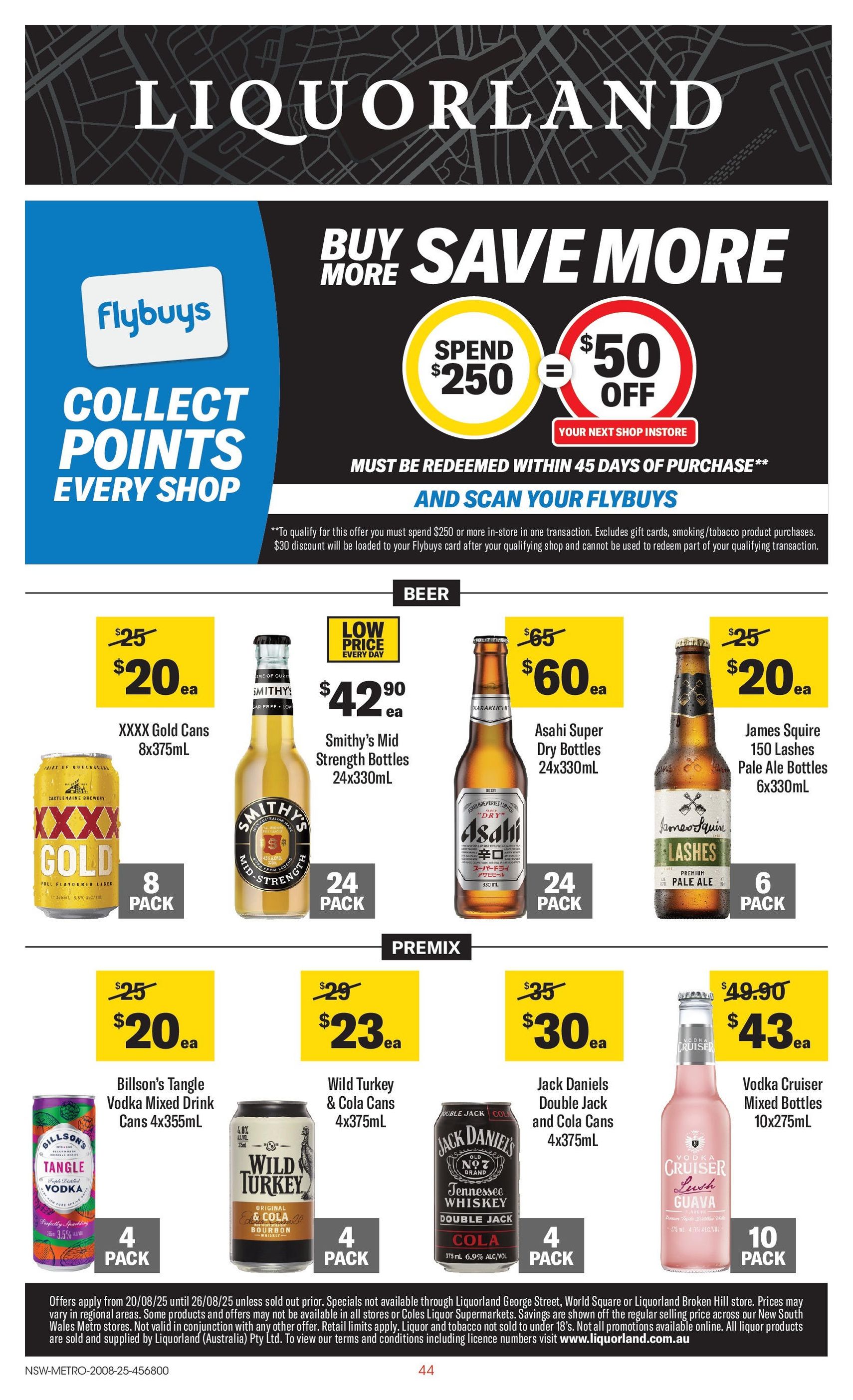 Coles Catalogue NSW - valid flyer from 20/08/2025, page 44 of 45 Coles Catalogue NSW - valid flyer from 20/08/2025, page 44 of 45