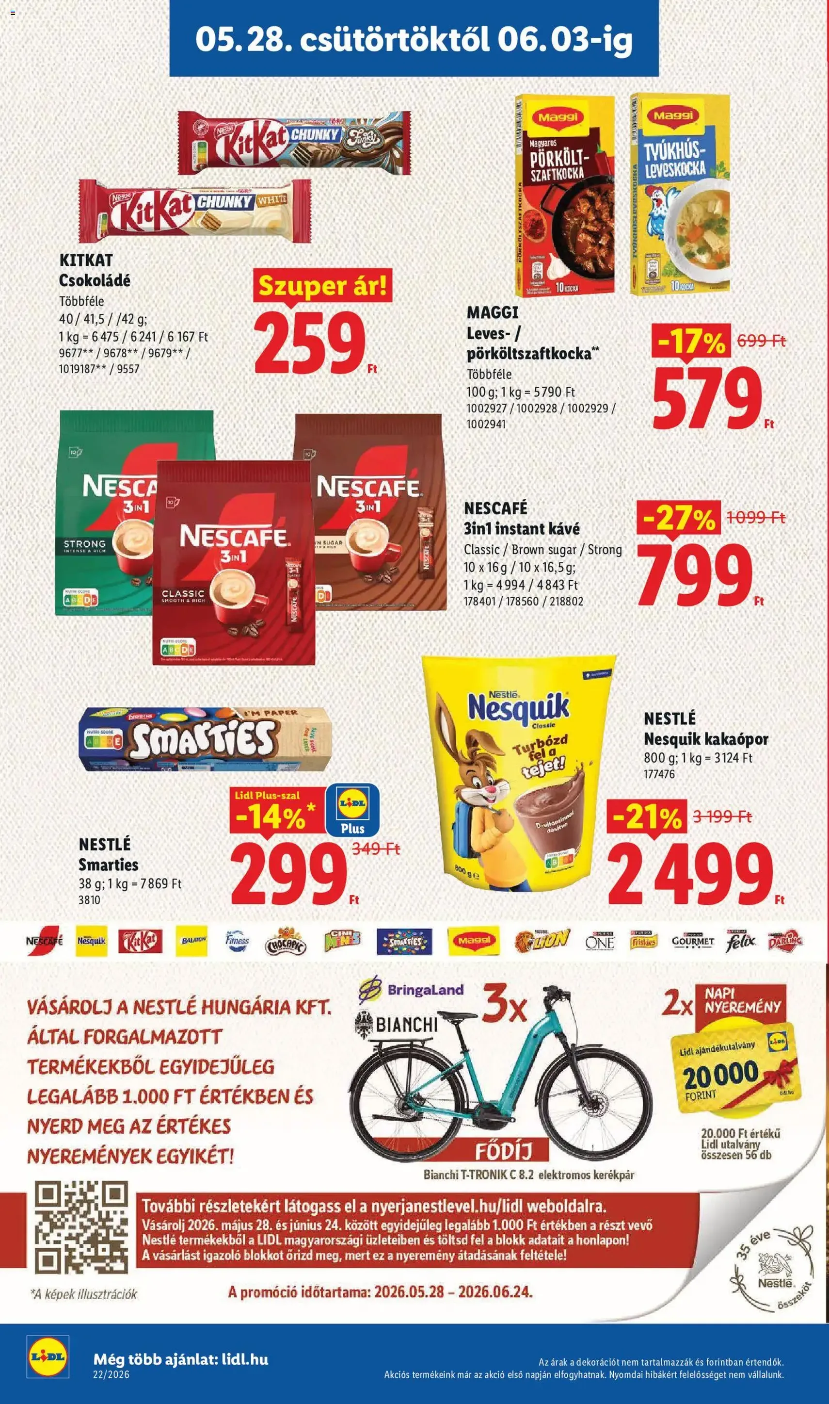 Lidl akciós újság - 2026.05.28. érvényes szórólap 14 oldal 74 oldalból
