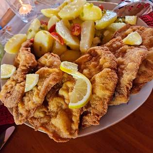 Voorvertoning van recept Varkenssteak met aardappels in boter