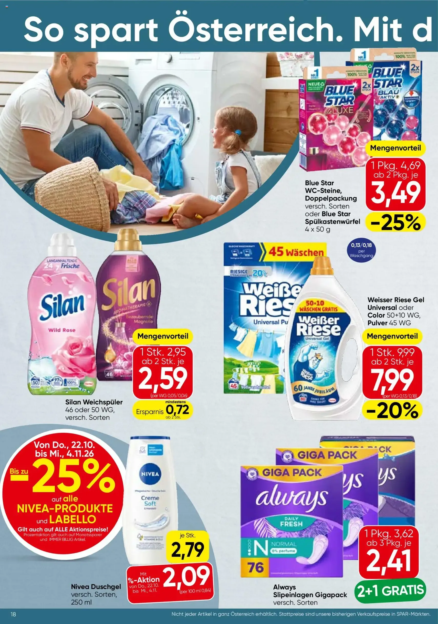 Spar Flugblatt - Gültiger Prospekt ab 22.10.2026, Seite 18 von insgesamt 20