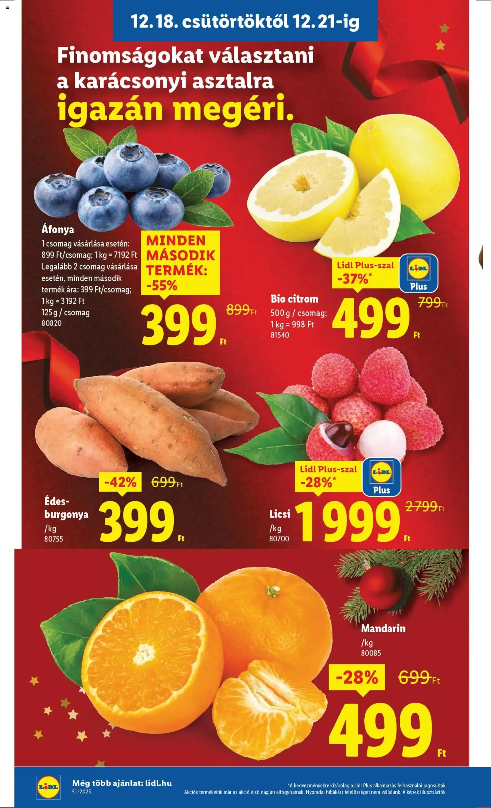 Lidl Akciós újság - 2025.12.18. érvényes szórólap 4 oldal 52 oldalból