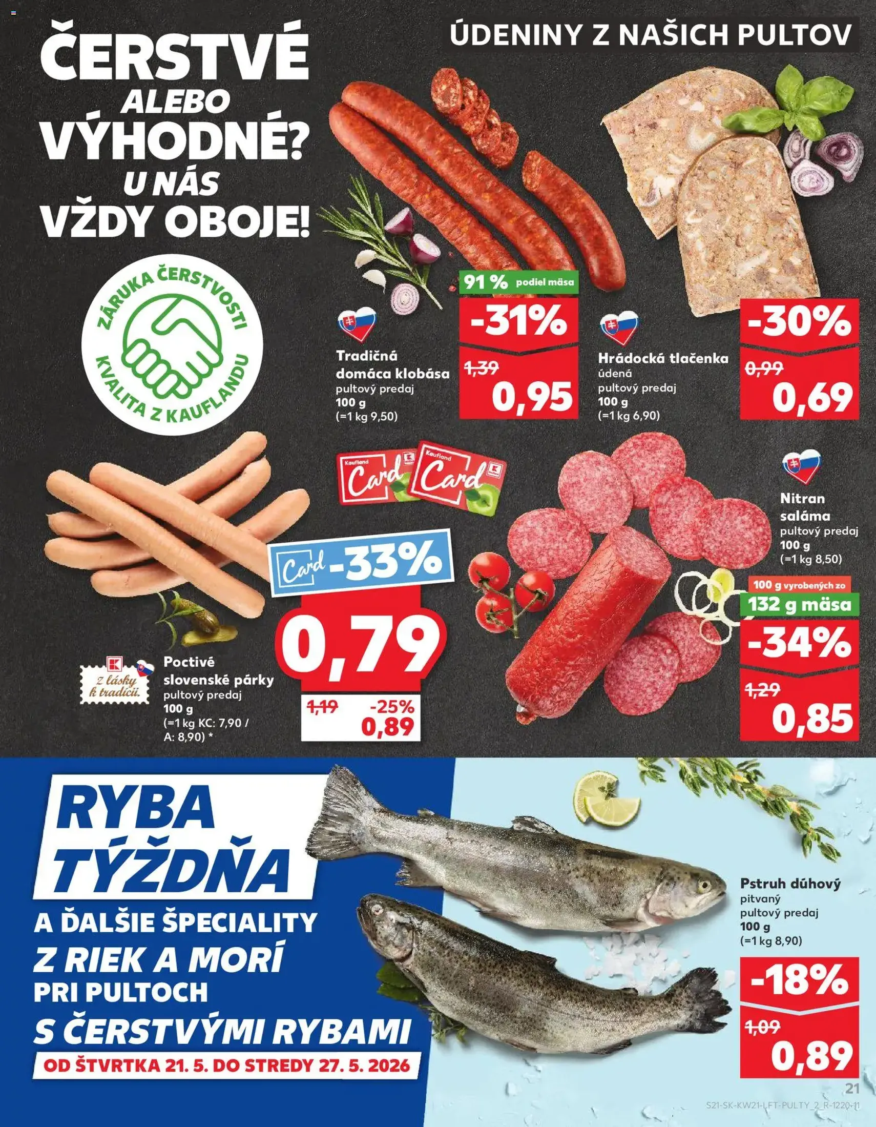 Kaufland SK akciós újság - 2026.05.21. érvényes szórólap 21 oldal 74 oldalból
