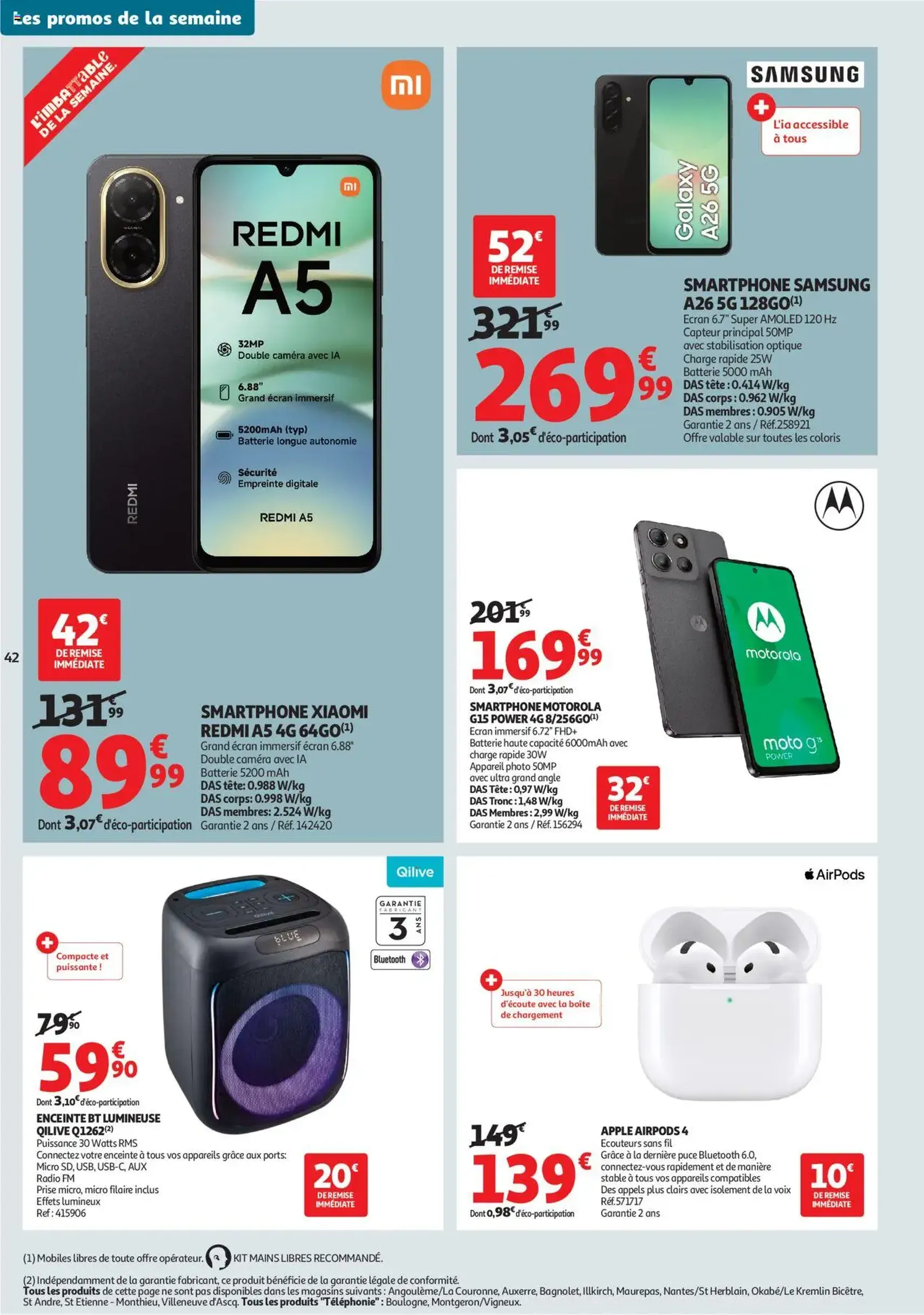 Auchan prospectus - brochure valable à partir du 16/07/2025, page 42 sur 58 Auchan prospectus - brochure valable à partir du 16/07/2025, page 42 sur 58