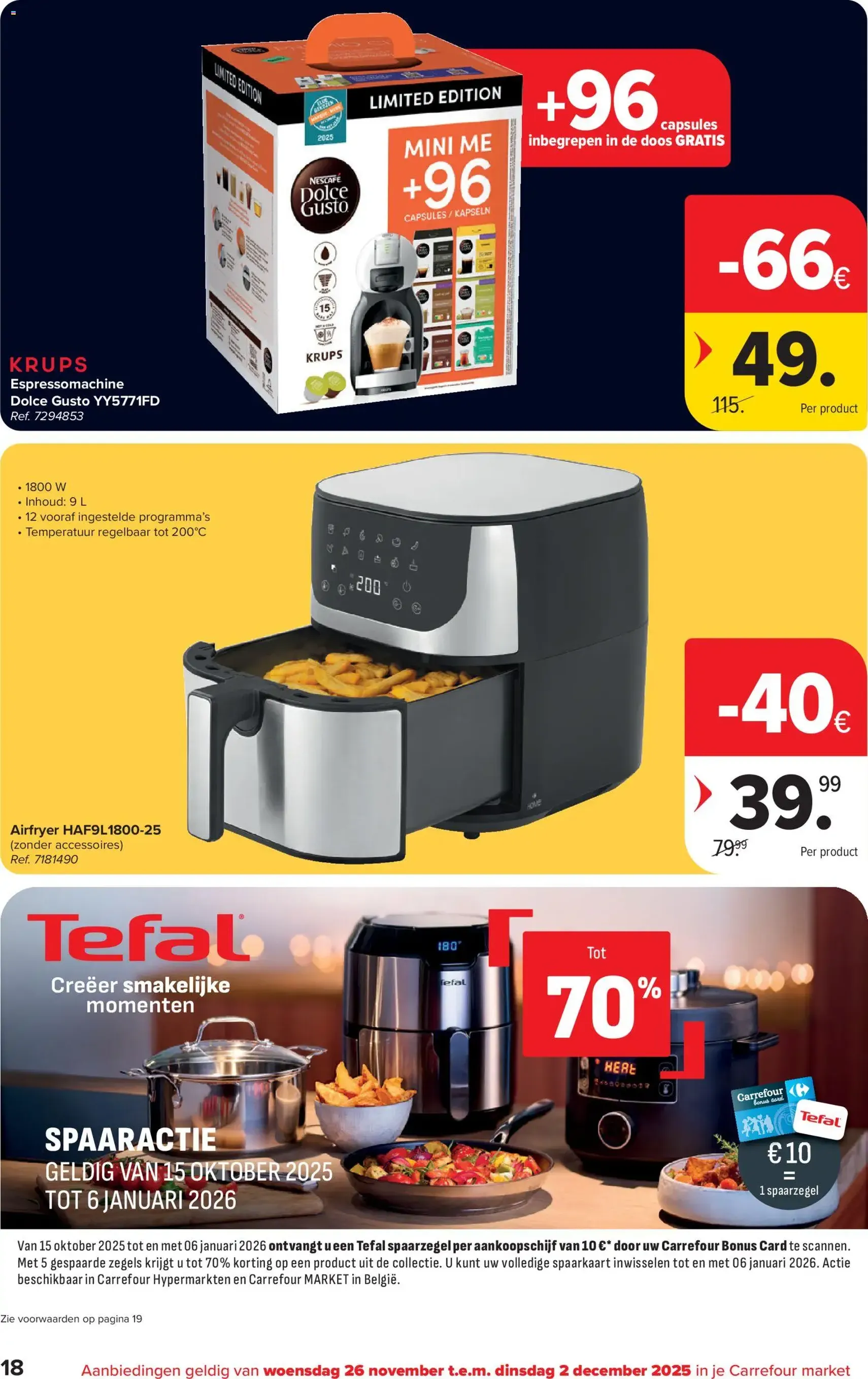 Carrefour market folder week 48 - geldige folder vanaf 26/11/2025 pagina 18 van 20