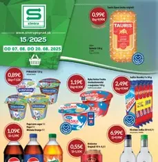 Sintra leták - náhľad letáku platný od 07.08.2025