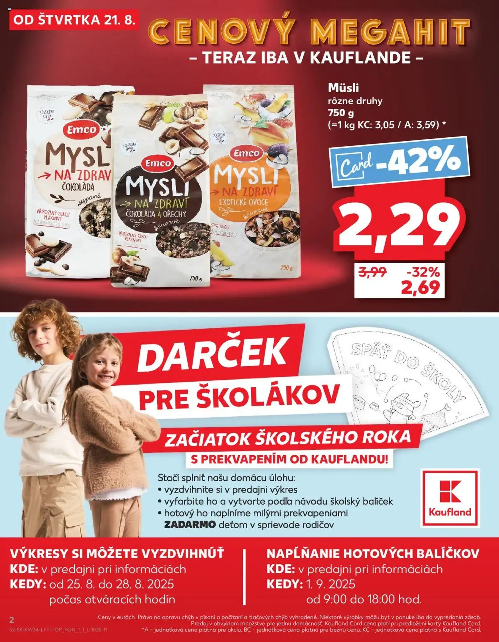 Kaufland SK Bratislava-Devínska Nová Ves - 2025.08.21. érvényes szórólap 2 oldal 78 oldalból
