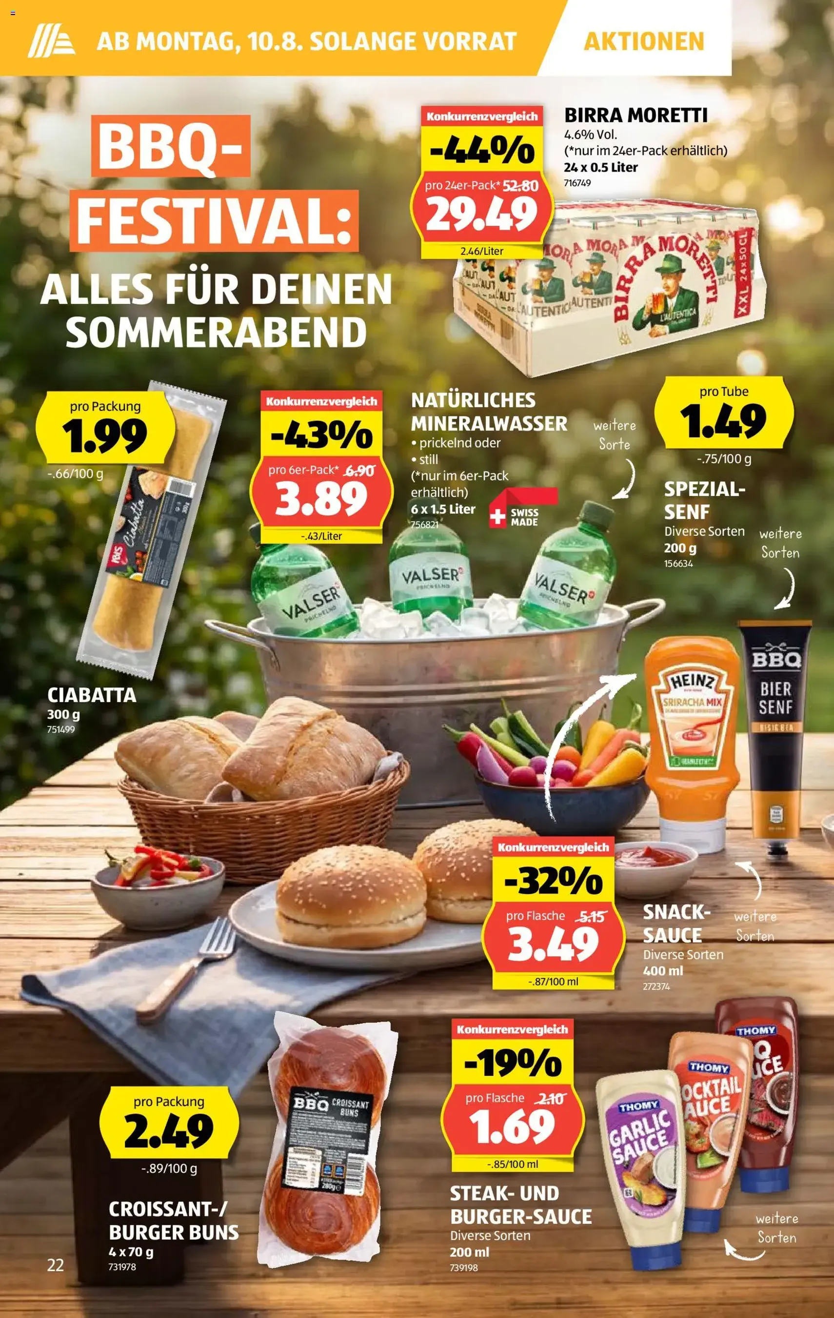 Aldi aktionen - Gültiger Prospekt ab 06.08.2026, Seite 22 von insgesamt 36