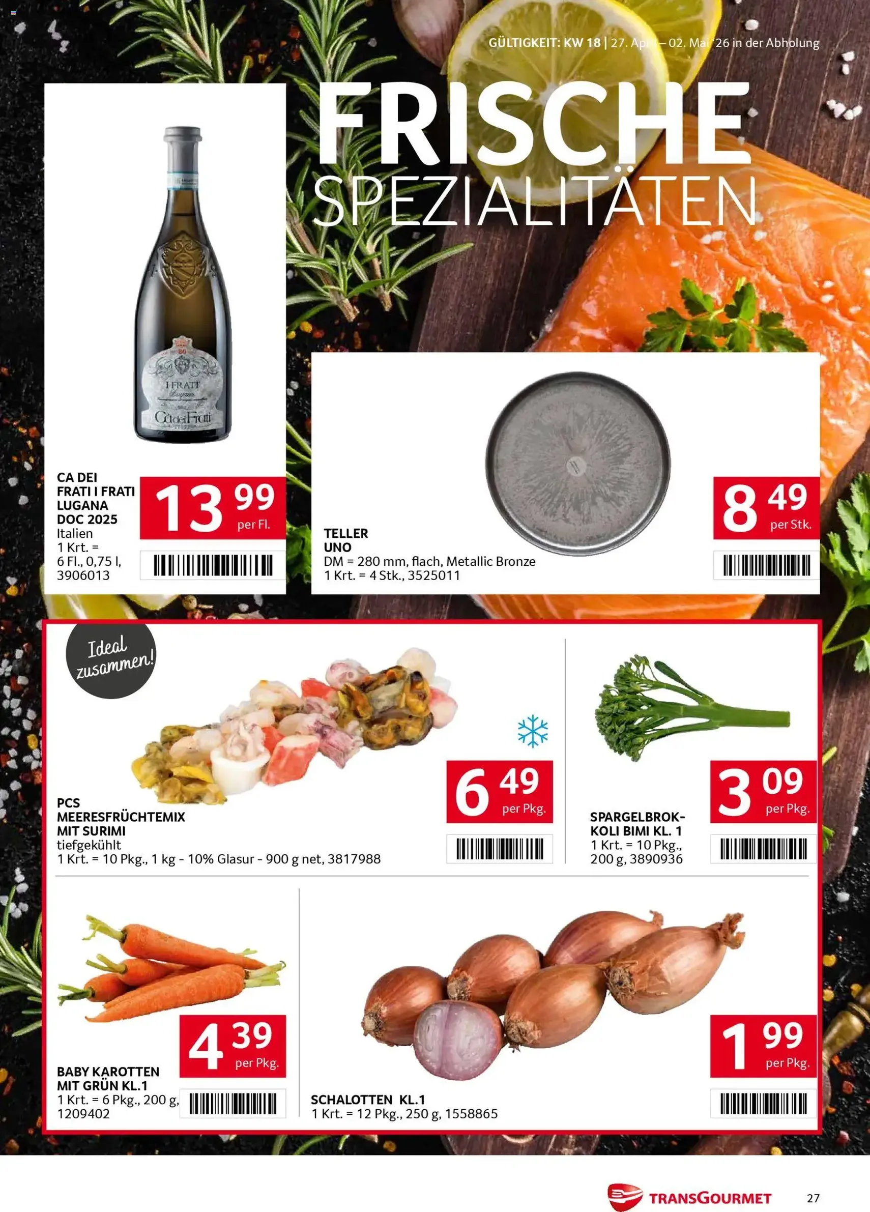 Transgourmet Flugblatt - Gültiger Prospekt ab 27.04.2026, Seite 26 von insgesamt 31