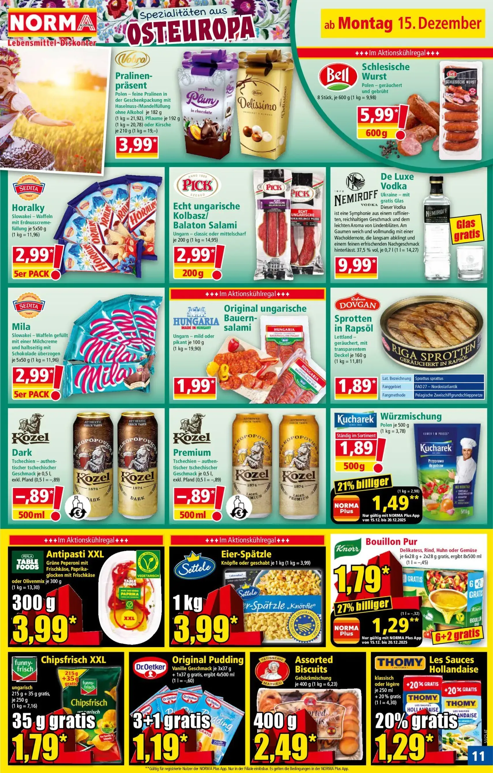 Norma Flugblatt - Gültiger Prospekt ab 15.12.2025, Seite 11 von insgesamt 18