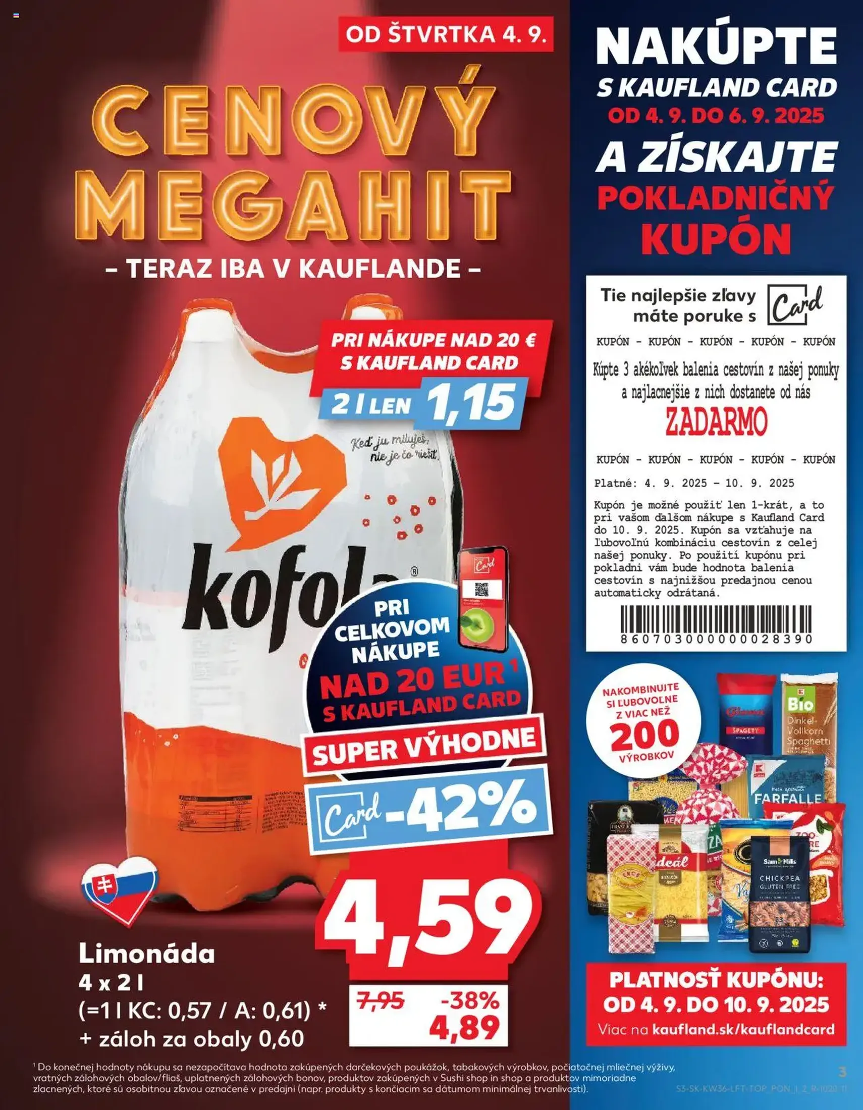 Kaufland Bratislava-Avion - platný leták od 04.09.2025 strana 3 z 76 Kaufland Bratislava-Avion - platný leták od 04.09.2025 strana 3 z 76