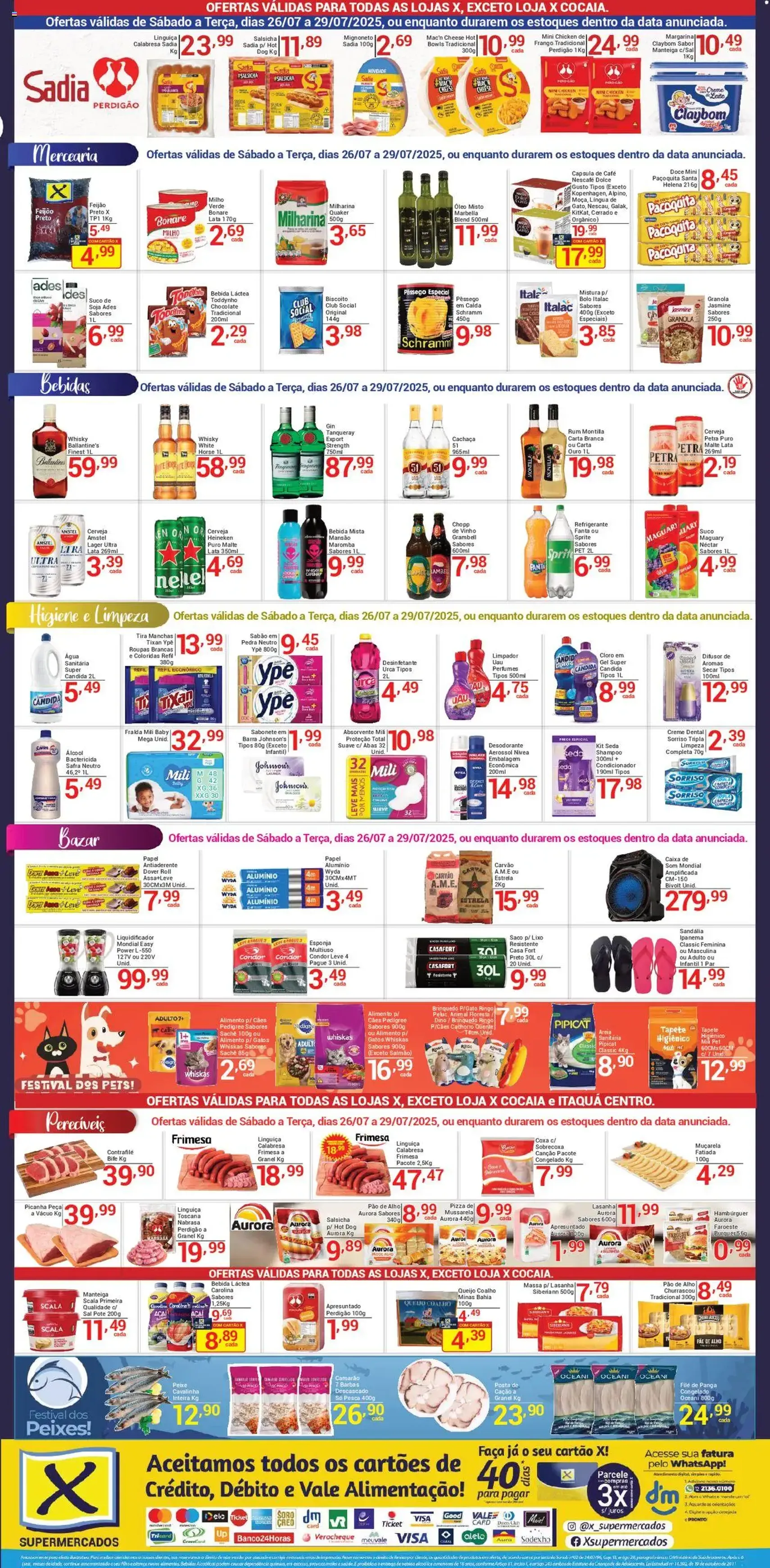 X Supermercados - Ofertas da semana - folheto válido a partir de 26/07/2025 página 2 de 2