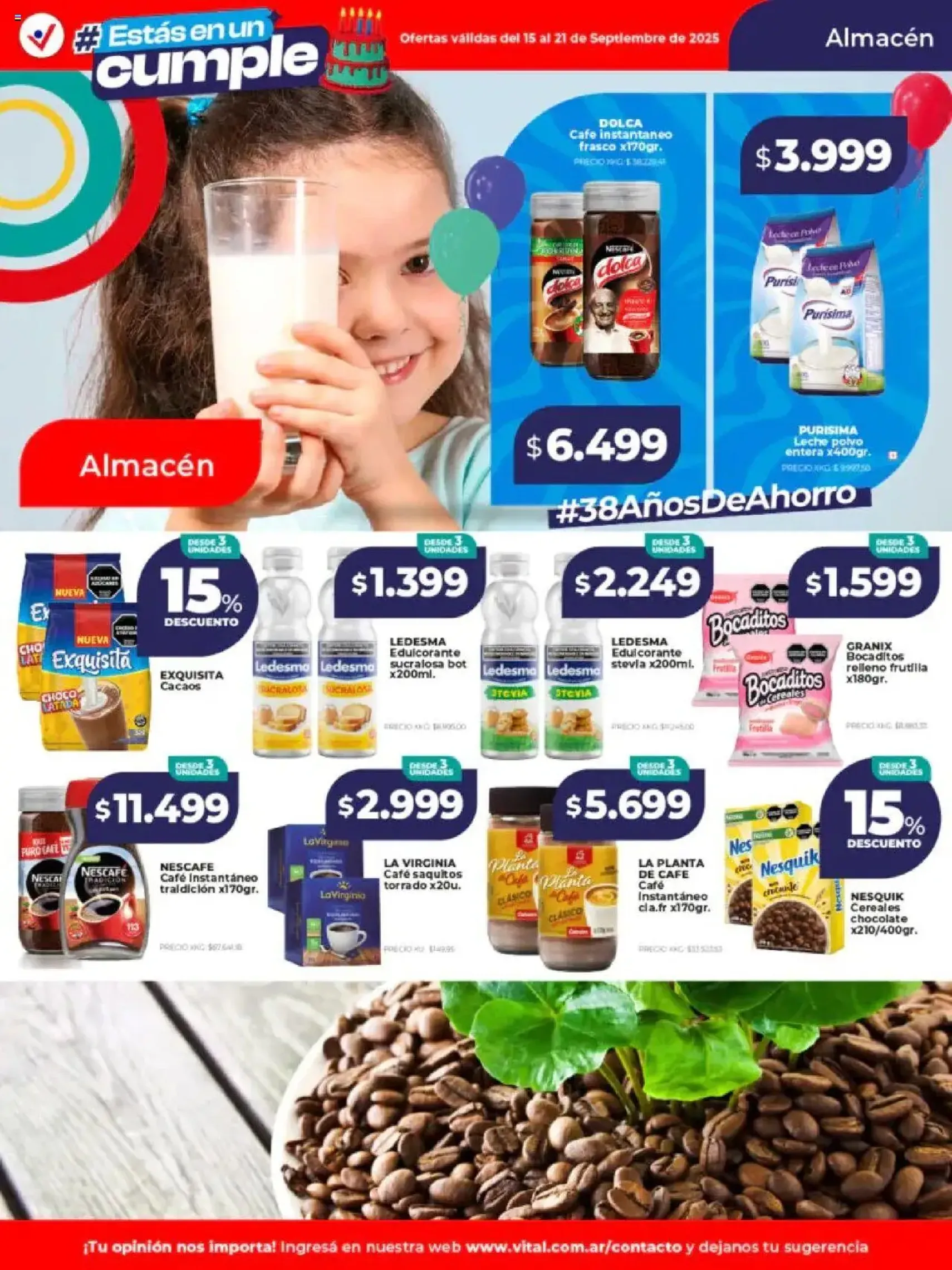 Vital - Ofertas - folleto válido desde 15/09/2025 página 14 de 22 Vital - Ofertas - folleto válido desde 15/09/2025 página 14 de 22