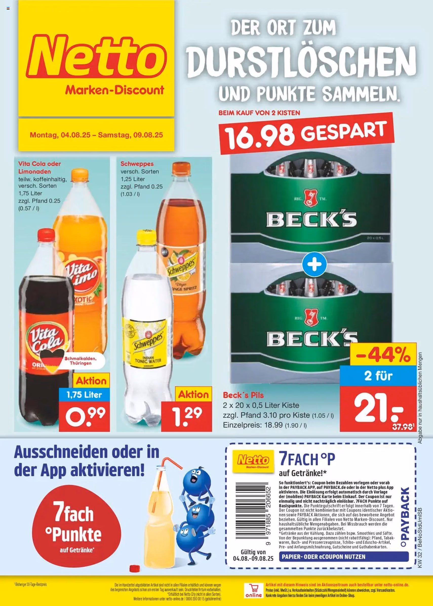 Netto Marken-Discount Prospekt - Gültiger Prospekt ab 04.08.2025, Seite 32 von insgesamt 61 Netto Marken-Discount Prospekt - Gültiger Prospekt ab 04.08.2025, Seite 32 von insgesamt 61