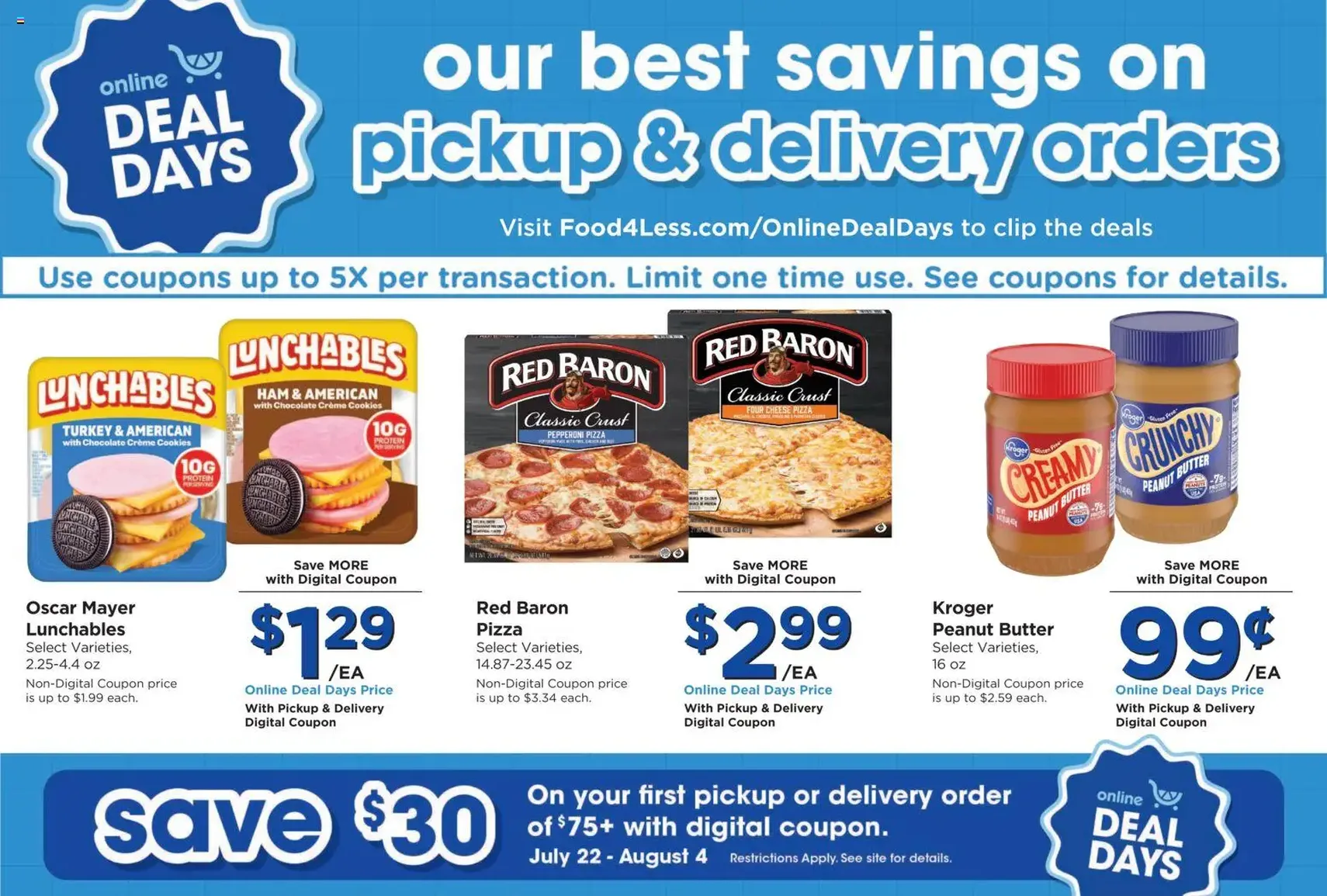 Food 4 Less Weekly Ad - valid flyer from 07/22/2026, page 4 of 9