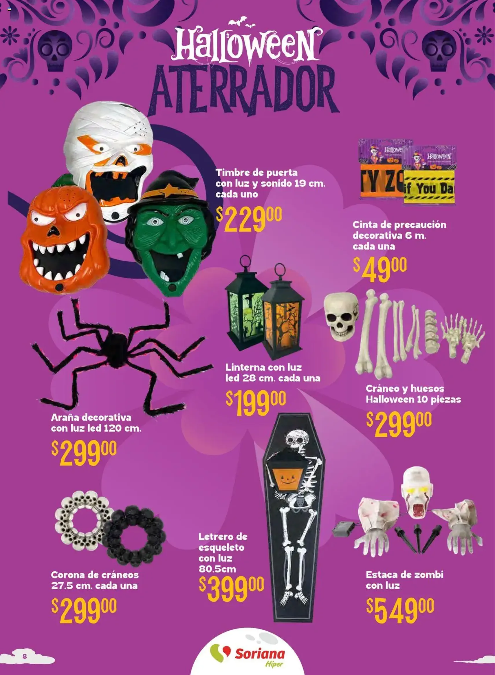 Soriana - Halloween y Día de muertos Híper Nacional - folleto válido desde 16/10/2025 página 8 de 29 Soriana - Halloween y Día de muertos Híper Nacional - folleto válido desde 16/10/2025 página 8 de 29