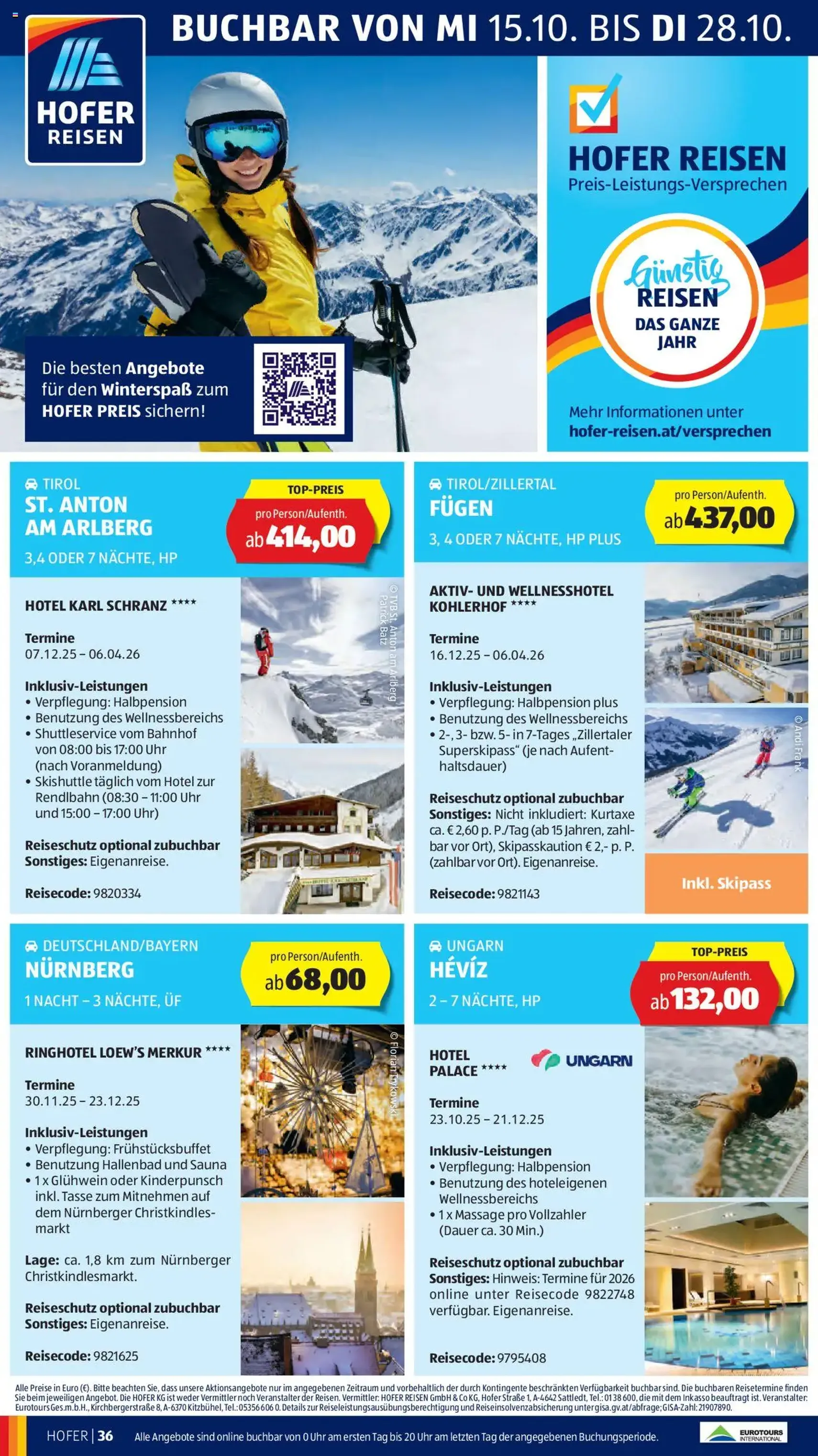 Hofer Flugblatt - Gültiger Prospekt ab 17.10.2025, Seite 40 von insgesamt 45 Hofer Flugblatt - Gültiger Prospekt ab 17.10.2025, Seite 40 von insgesamt 45