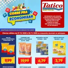 Tatico - Ofertas da semana - pré-visualização do folheto, válido a partir de 27/10/2025 Tatico - Ofertas da semana - pré-visualização do folheto, válido a partir de 27/10/2025