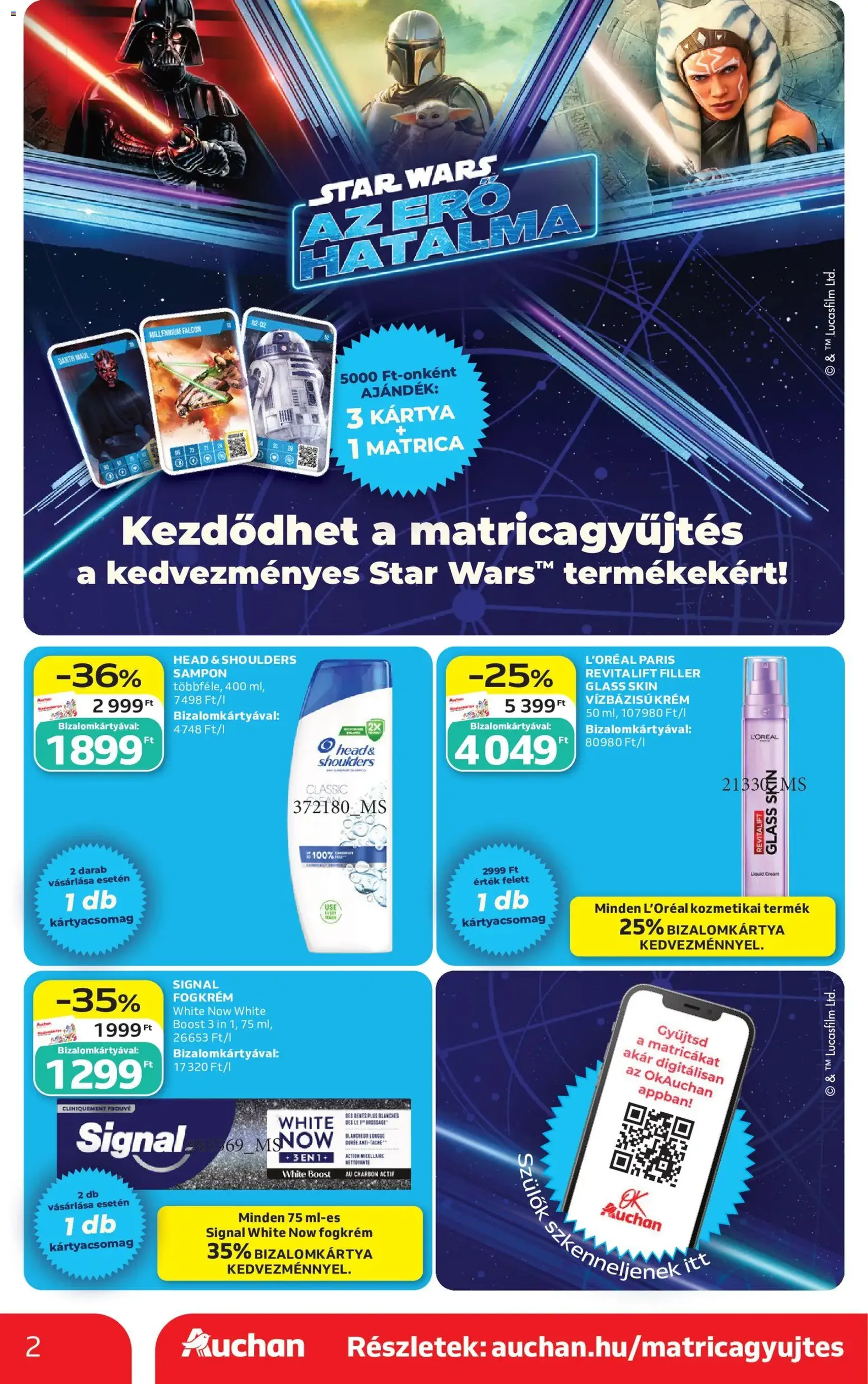 Auchan akciós újság - 2026.05.21. érvényes szórólap 2 oldal 52 oldalból