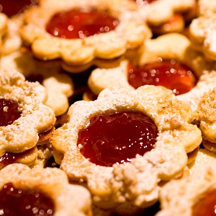 Linzer karácsonyi sütemények