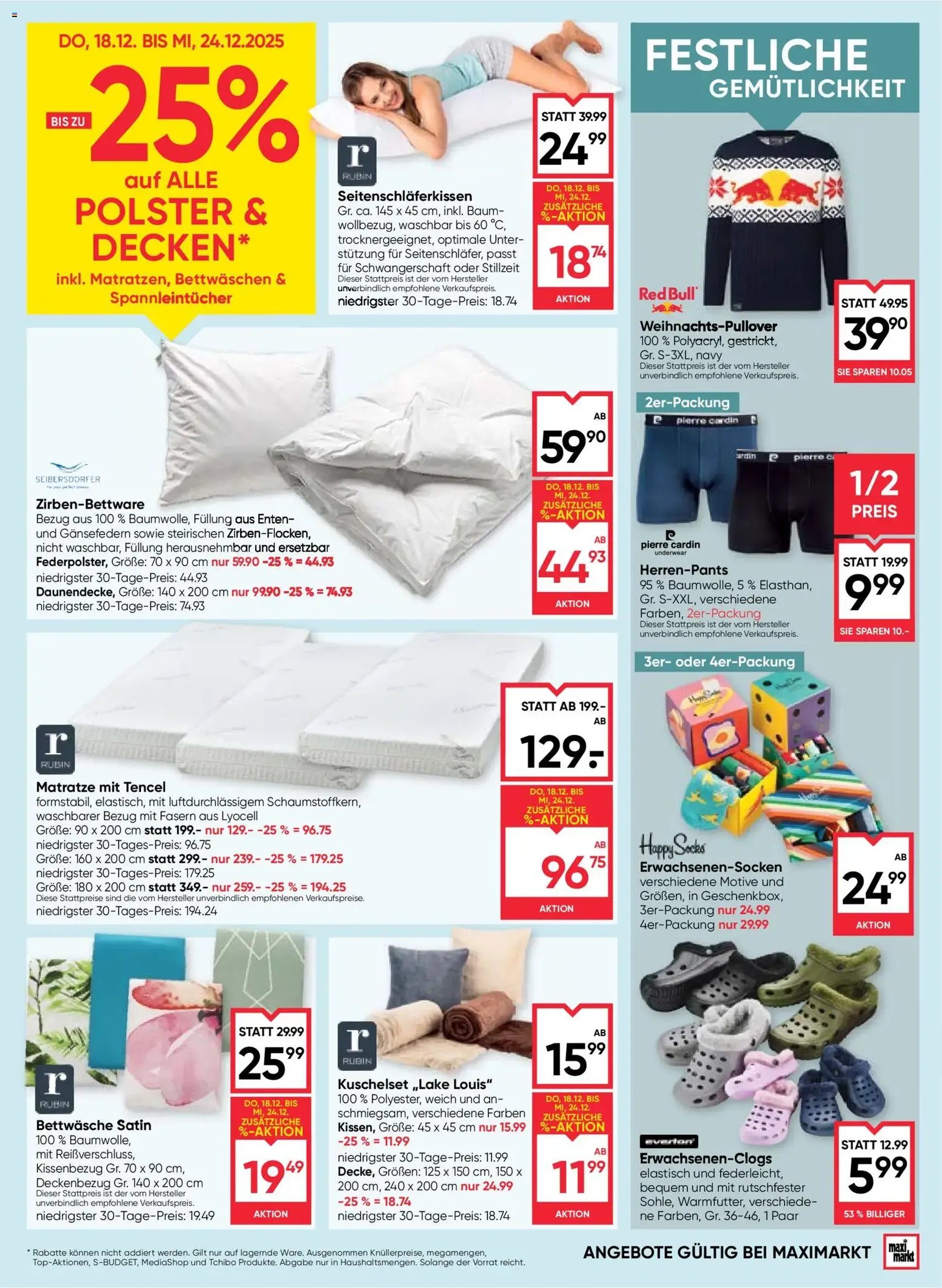 Maximarkt Flugblatt - Gültiger Prospekt ab 18.12.2025, Seite 25 von insgesamt 28