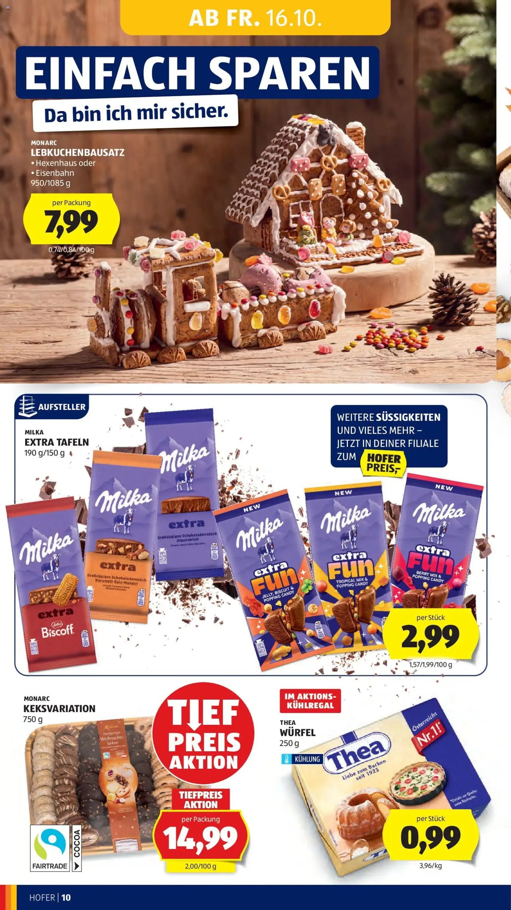 Hofer Flugblatt - Gültiger Prospekt ab 16.10.2026, Seite 18 von insgesamt 54
