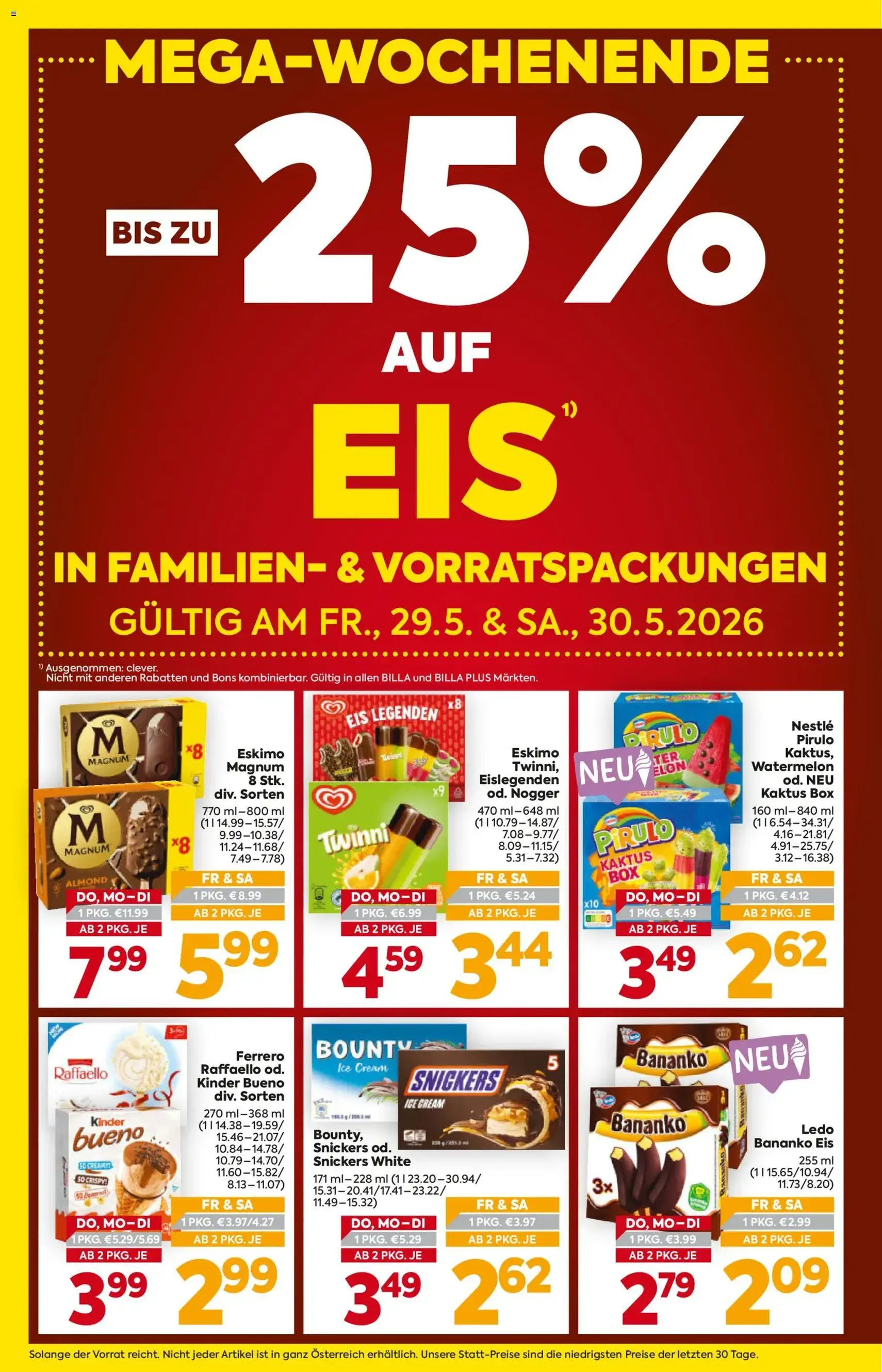Billa - Flugblatt - Gültiger Prospekt ab 28.05.2026, Seite 2 von insgesamt 16