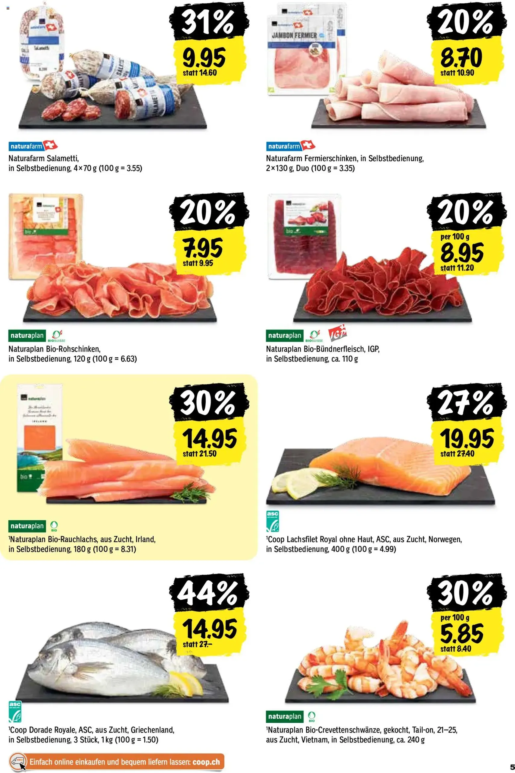 Coop aktionen - Gültiger Prospekt ab 25.06.2026, Seite 5 von insgesamt 24