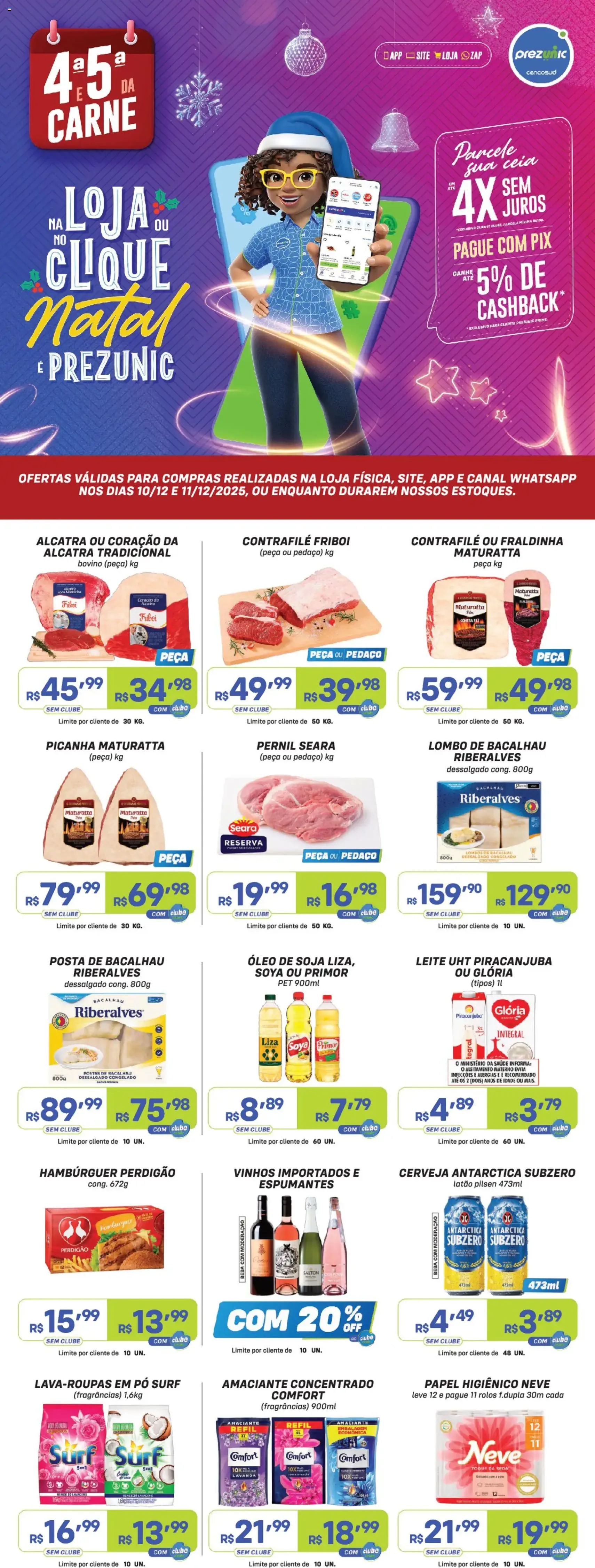Encarte Prezunic - folheto válido a partir de 10/12/2025 página 1 de 1