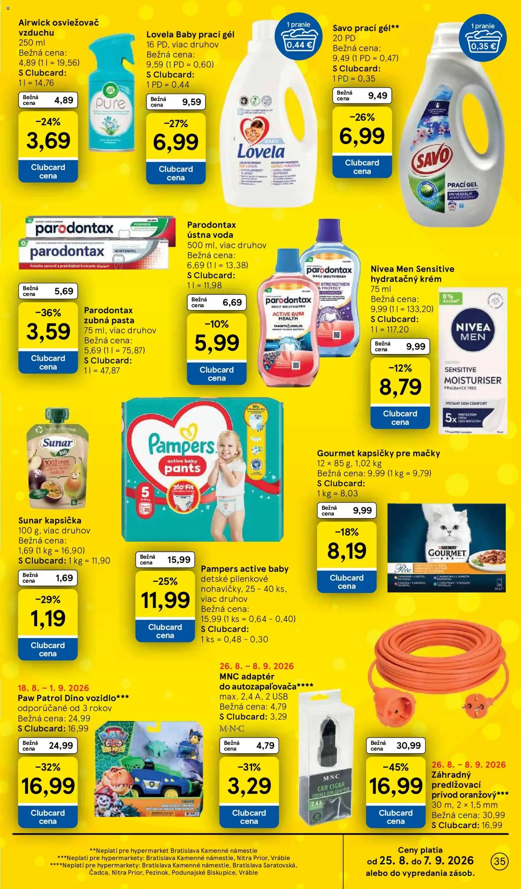 Tesco Hypermarket - leták - platný leták od 26.08.2026 strana 35 z 58