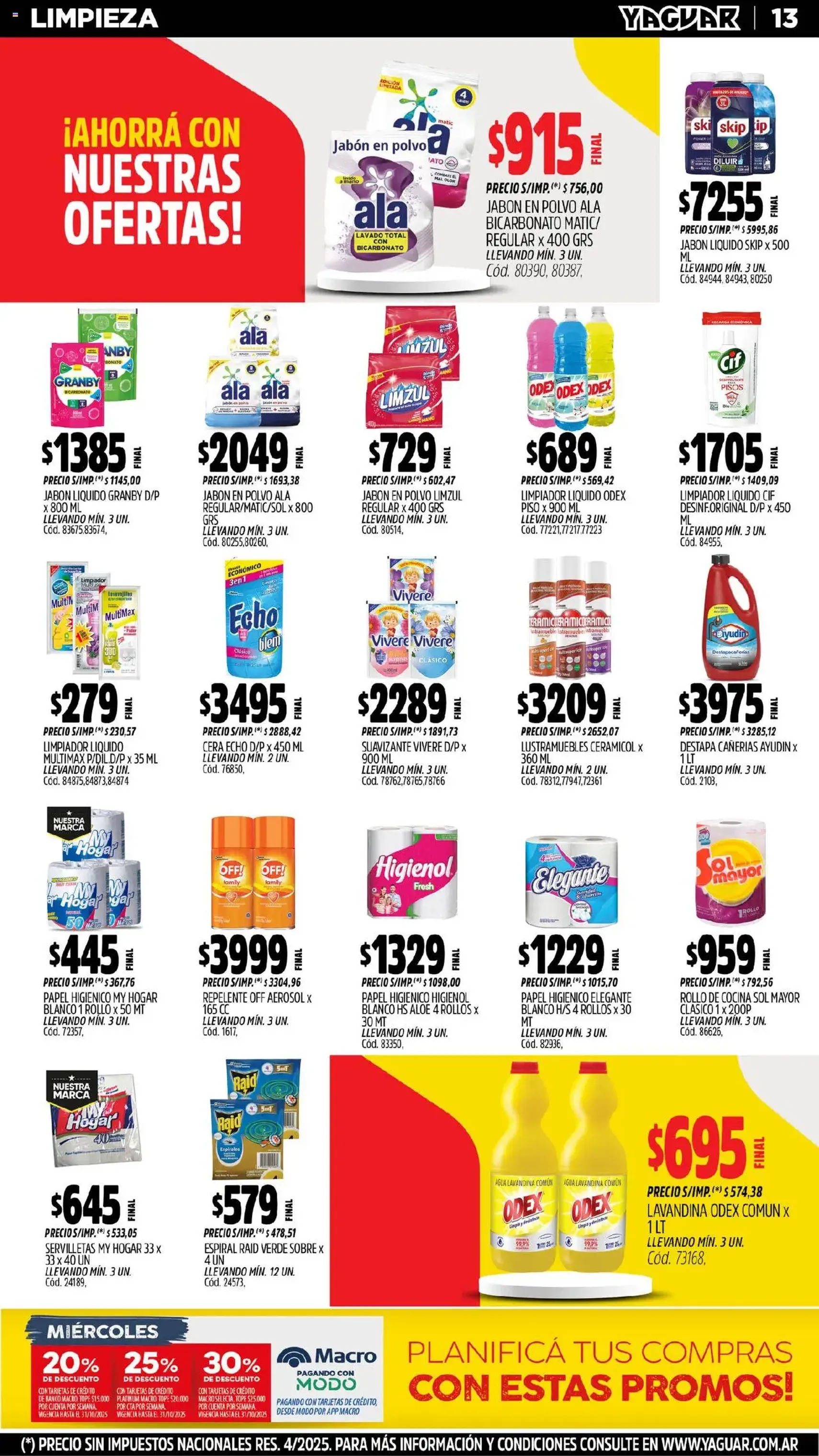 Yaguar catálogo - folleto válido desde 13/10/2025 página 13 de 31