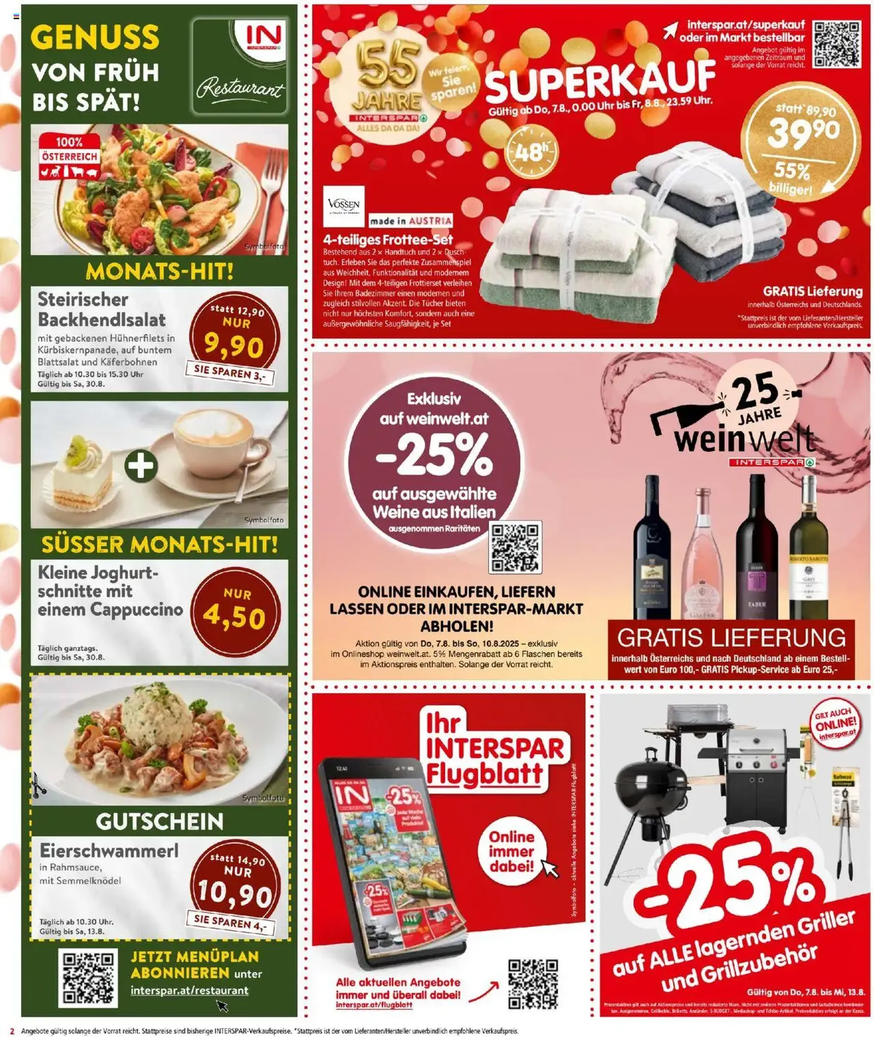 Interspar Flugblatt - Gültiger Prospekt ab 07.08.2025, Seite 2 von insgesamt 16