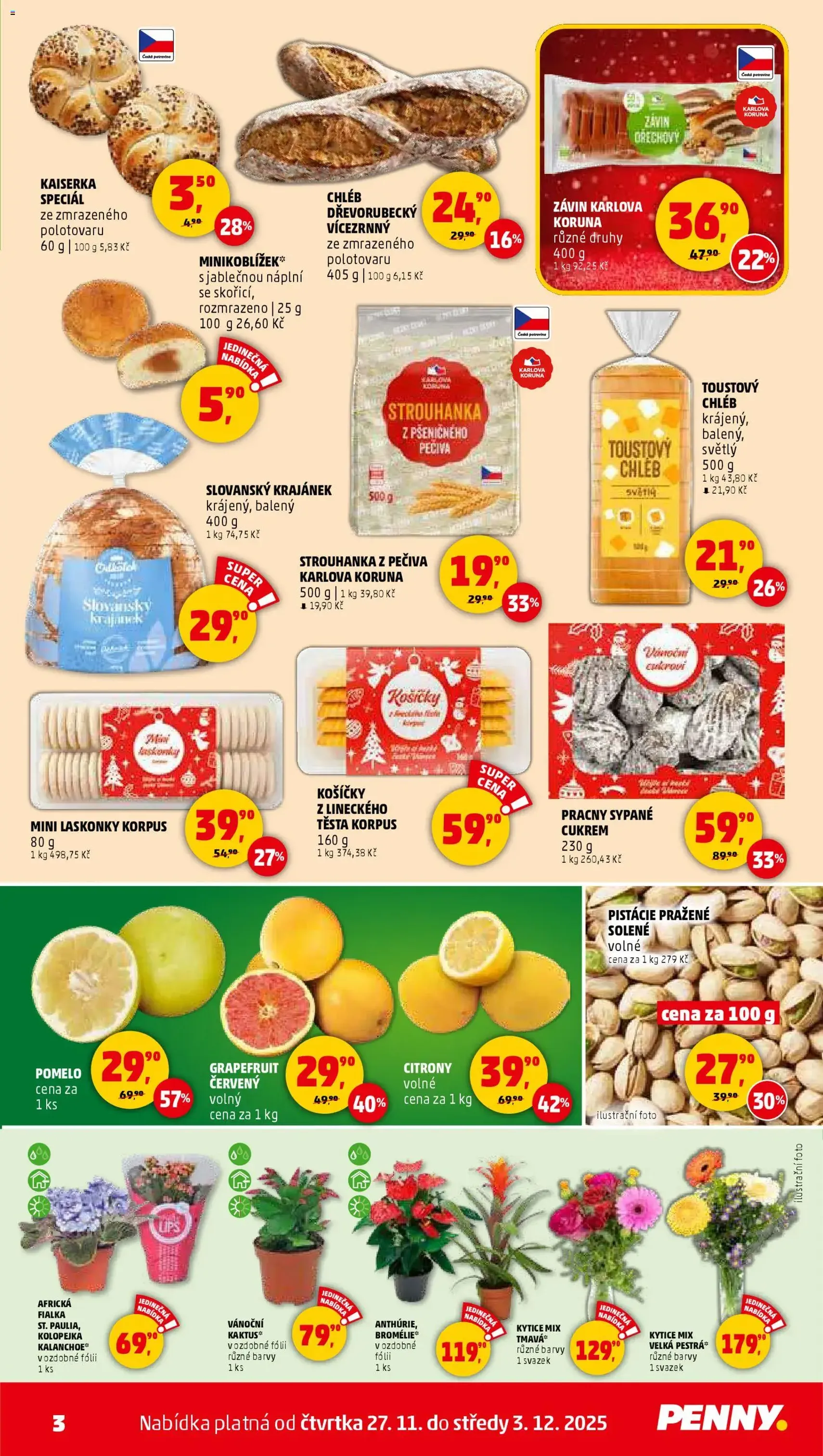 Penny Market leták - Čtvrtečník - platný leták od 27.11.2025 strana 3 z 37