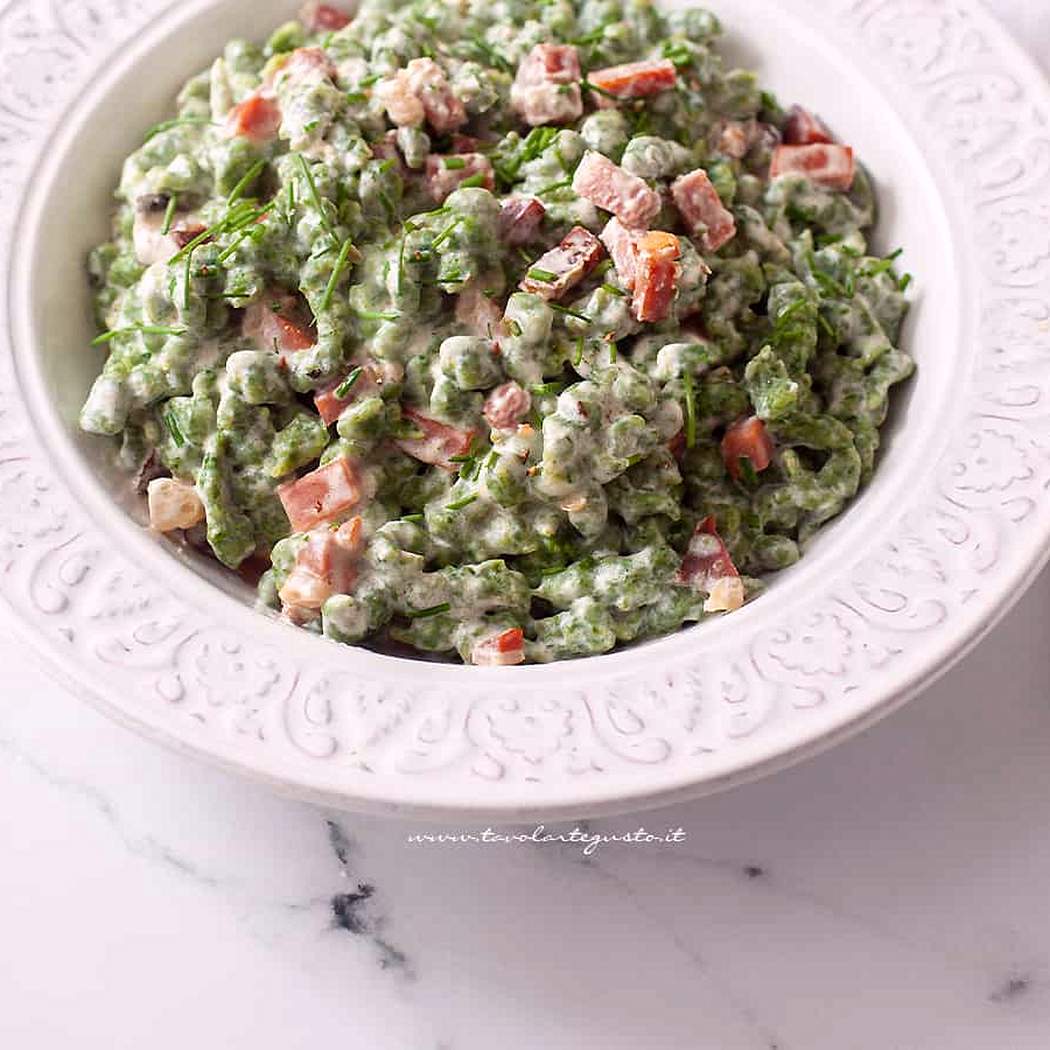 Spatzle di spinaci