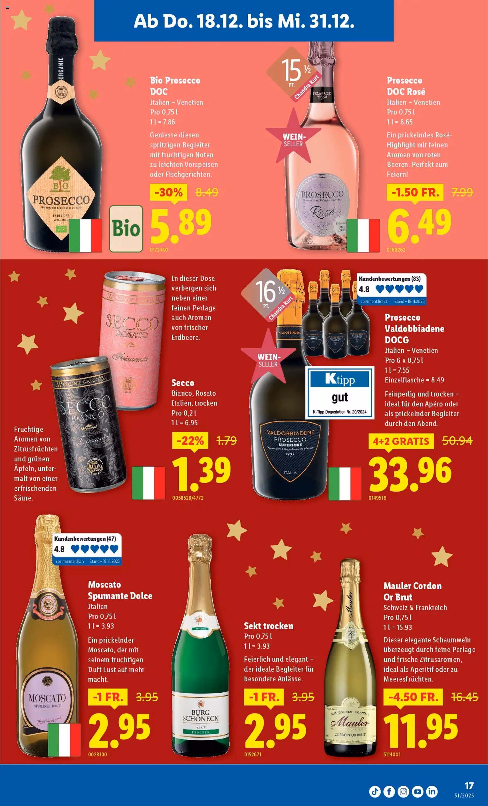 Lidl Aktionen - Gültiger Prospekt ab 18.12.2025, Seite 17 von insgesamt 32