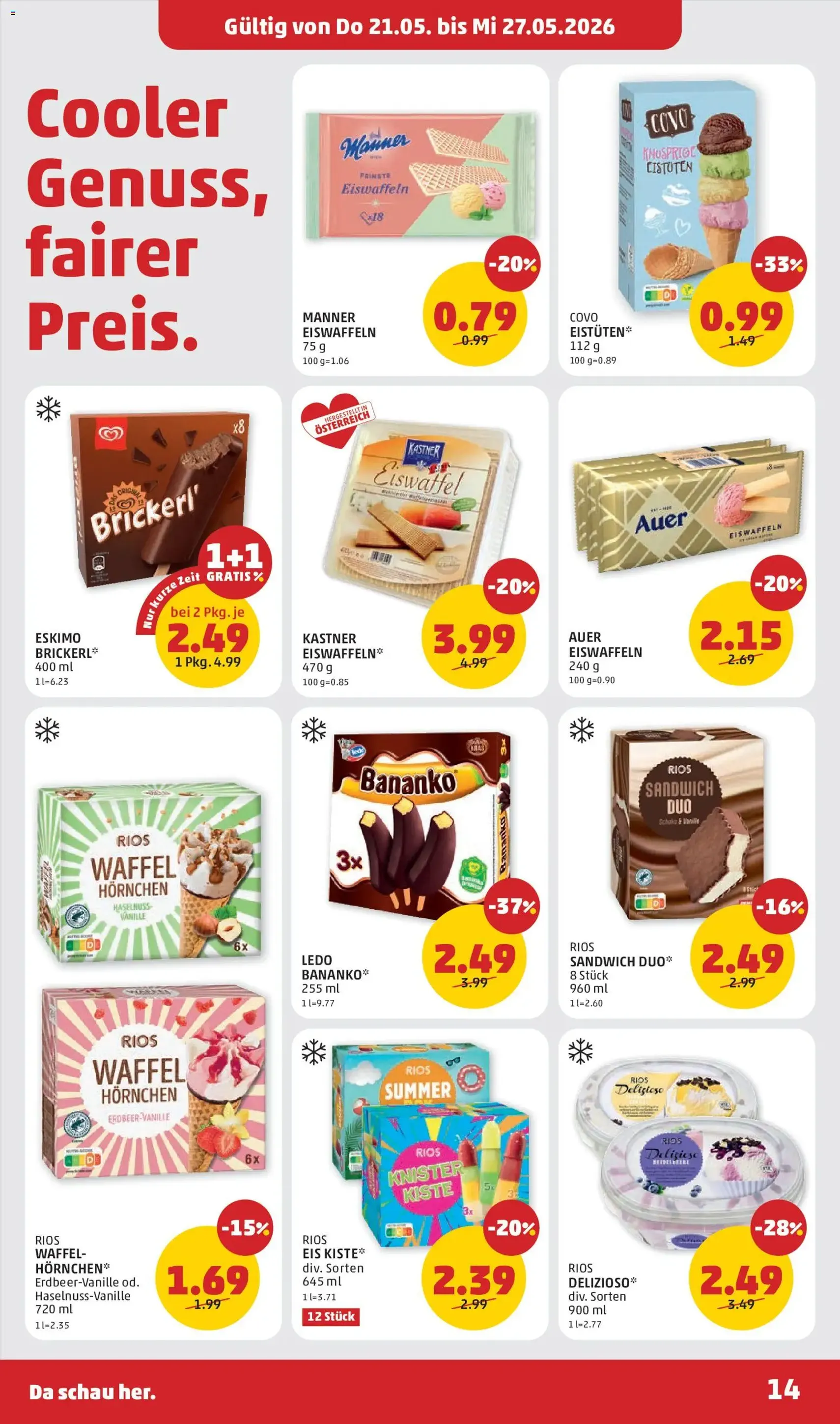 Penny Markt Flugblatt - Gültiger Prospekt ab 21.05.2026, Seite 14 von insgesamt 32