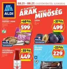 Aldi Akciós újság - szórólap előnézete érvényes 2025.08.21. -tól