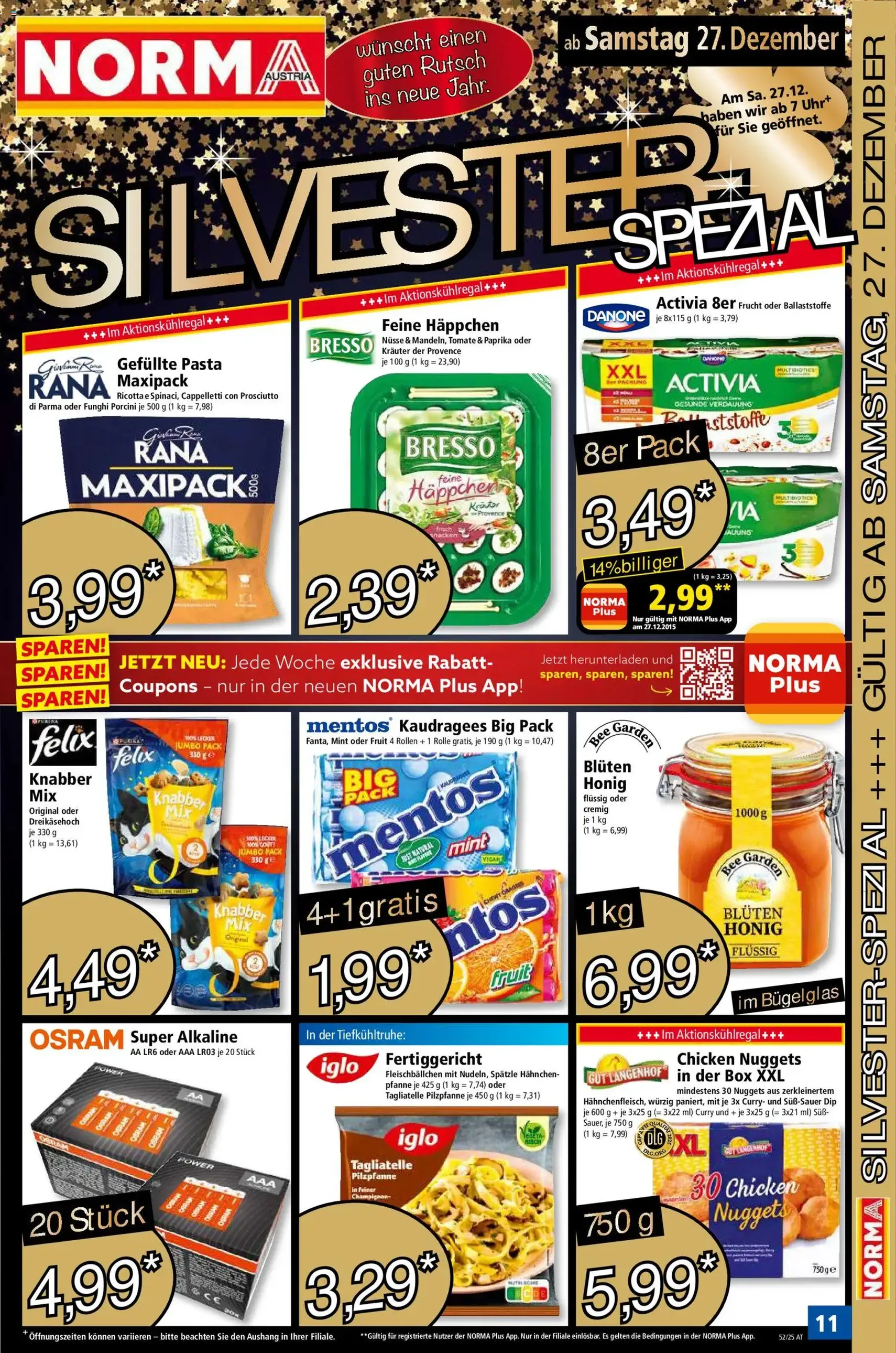Norma Flugblatt - Gültiger Prospekt ab 22.12.2025, Seite 11 von insgesamt 12