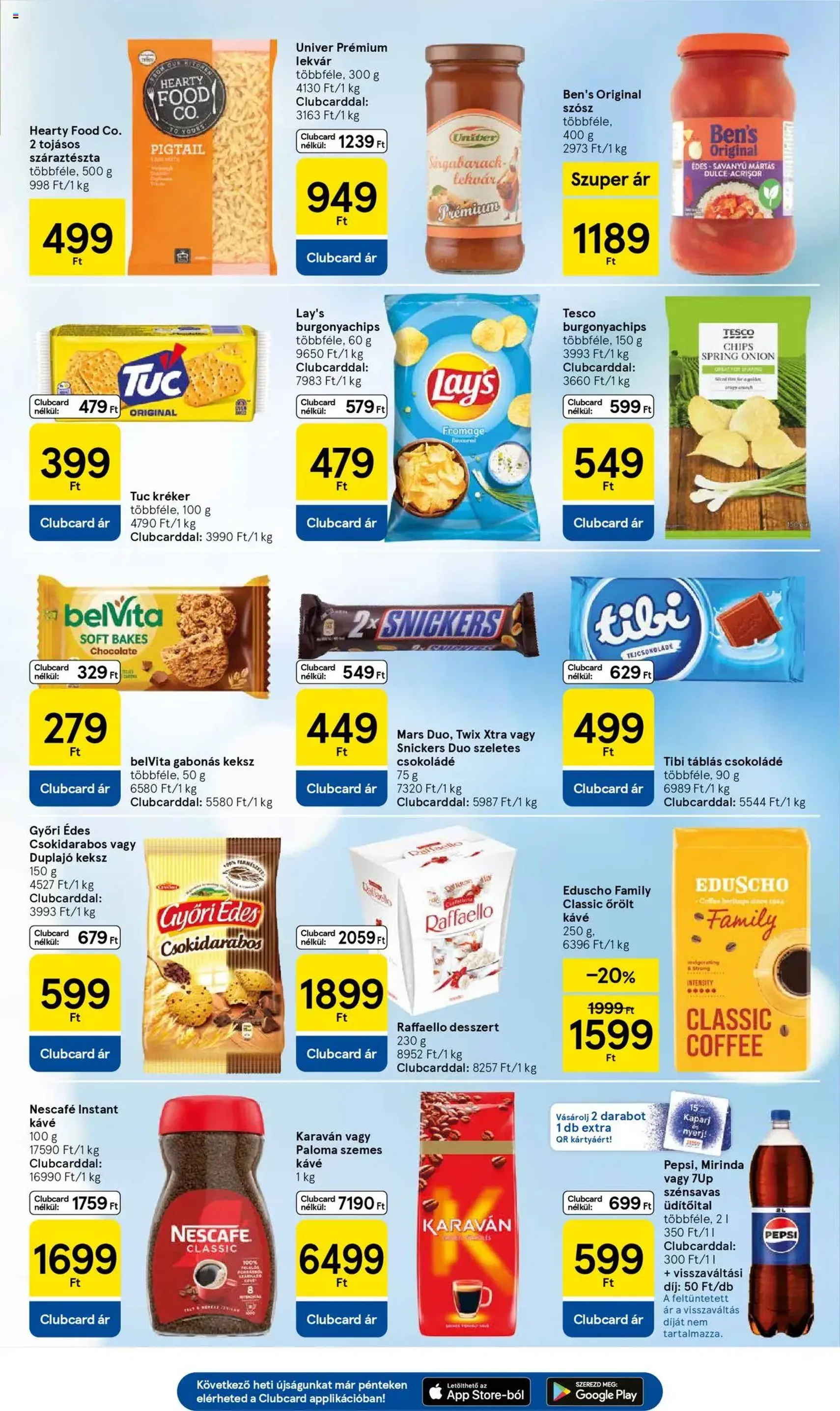 Tesco Hipermarket - Akciós újság - 2025.08.28. érvényes szórólap 5 oldal 32 oldalból Tesco Hipermarket - Akciós újság - 2025.08.28. érvényes szórólap 5 oldal 32 oldalból