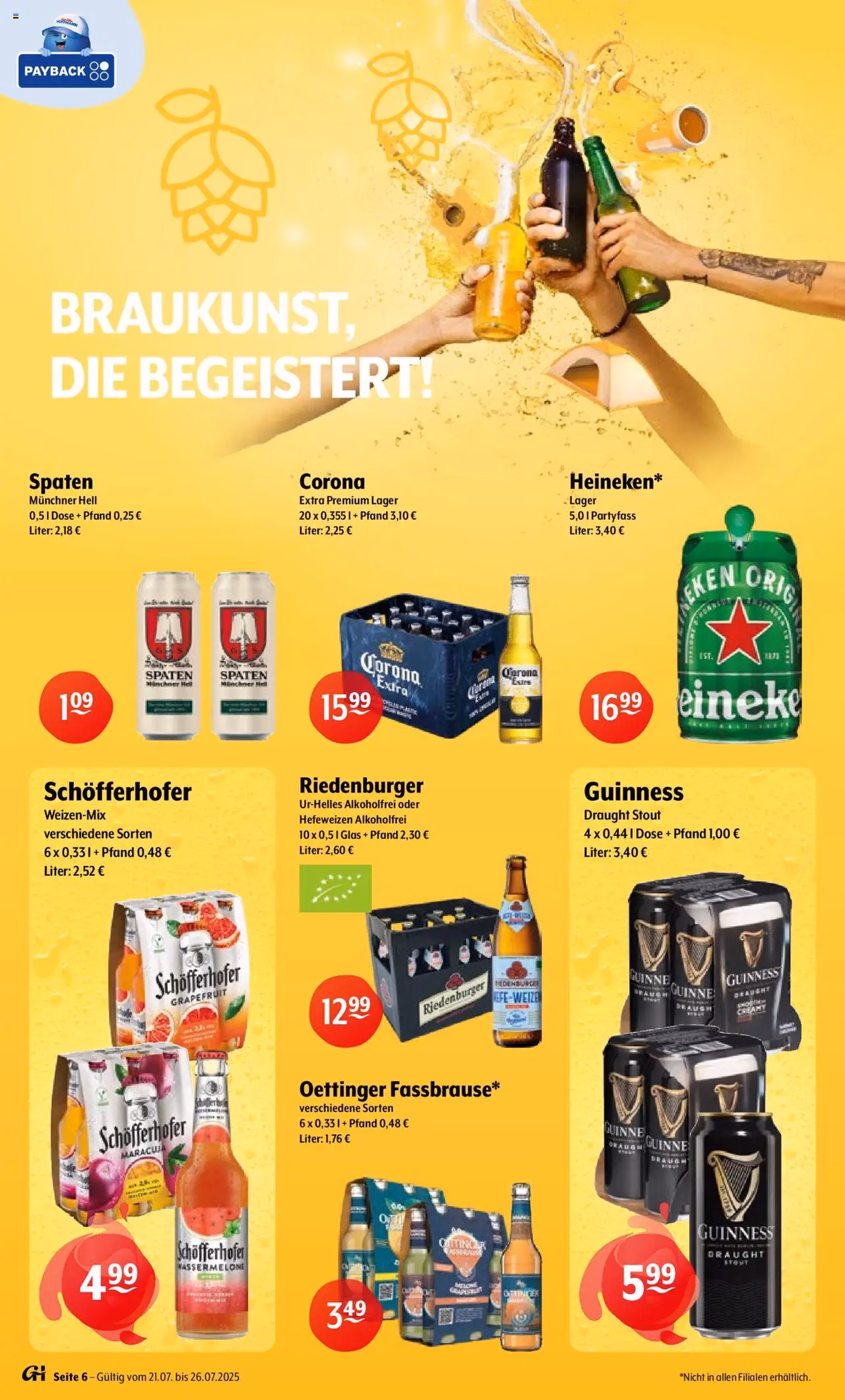 Trink und Spare Prospekt - Gültiger Prospekt ab 21.07.2025, Seite 6 von insgesamt 8