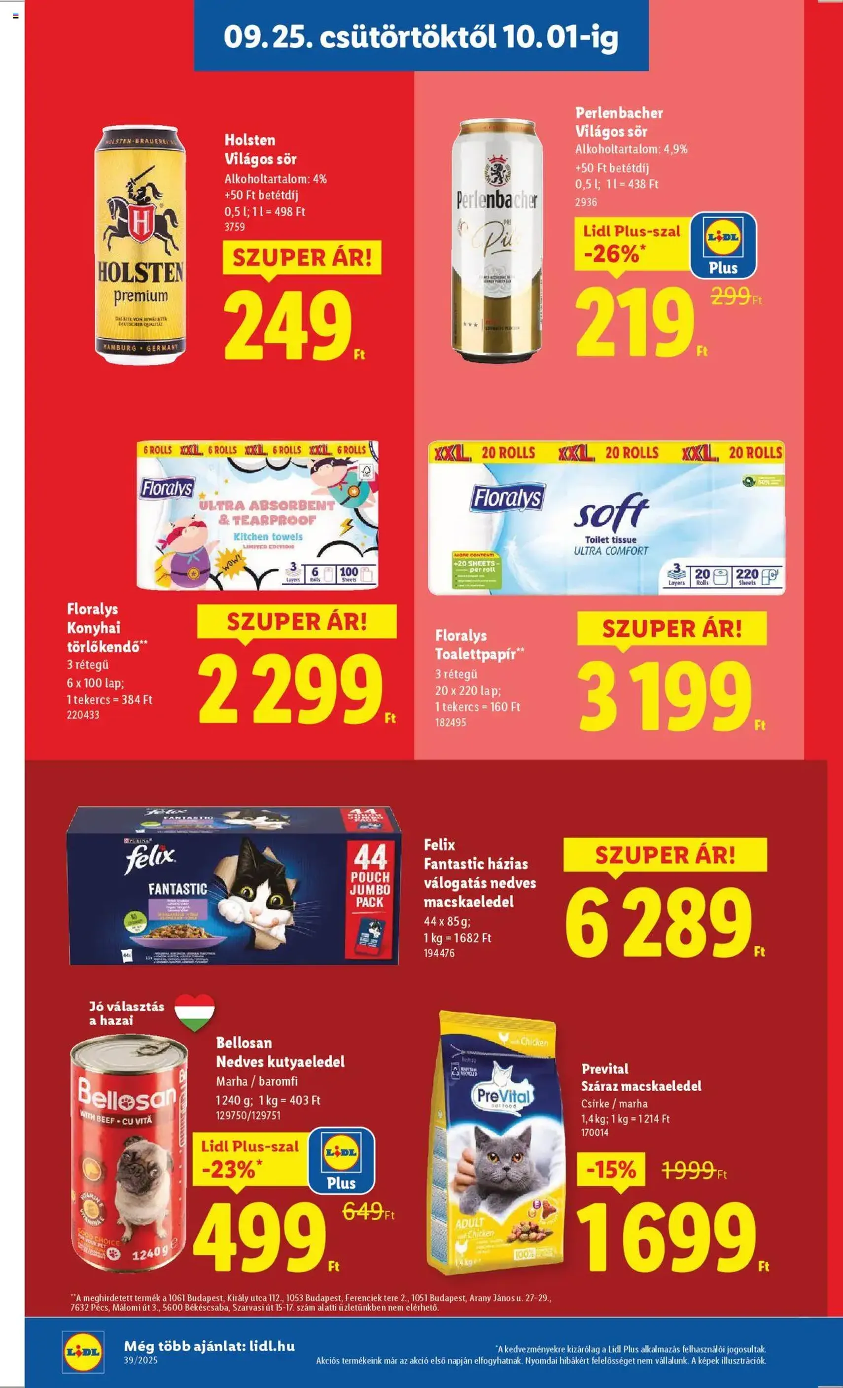 Lidl Akciós újság - 2025.09.25. érvényes szórólap 20 oldal 68 oldalból Lidl Akciós újság - 2025.09.25. érvényes szórólap 20 oldal 68 oldalból