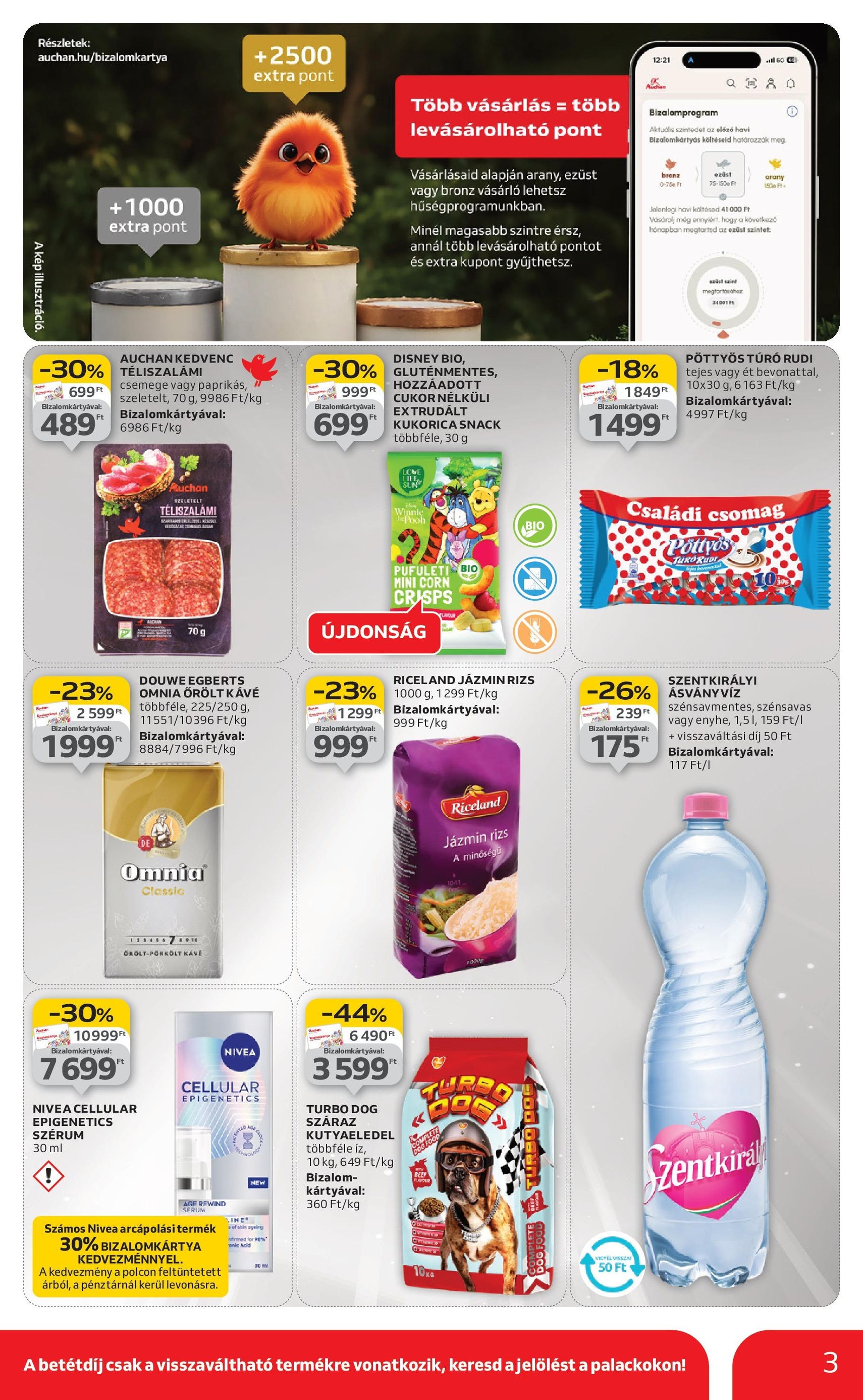 Auchan Akciós újság - 2025.09.18. érvényes szórólap 3 oldal 26 oldalból