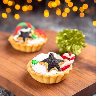 Recipe preview Delicious recipe of stuffed tartlets for christmas