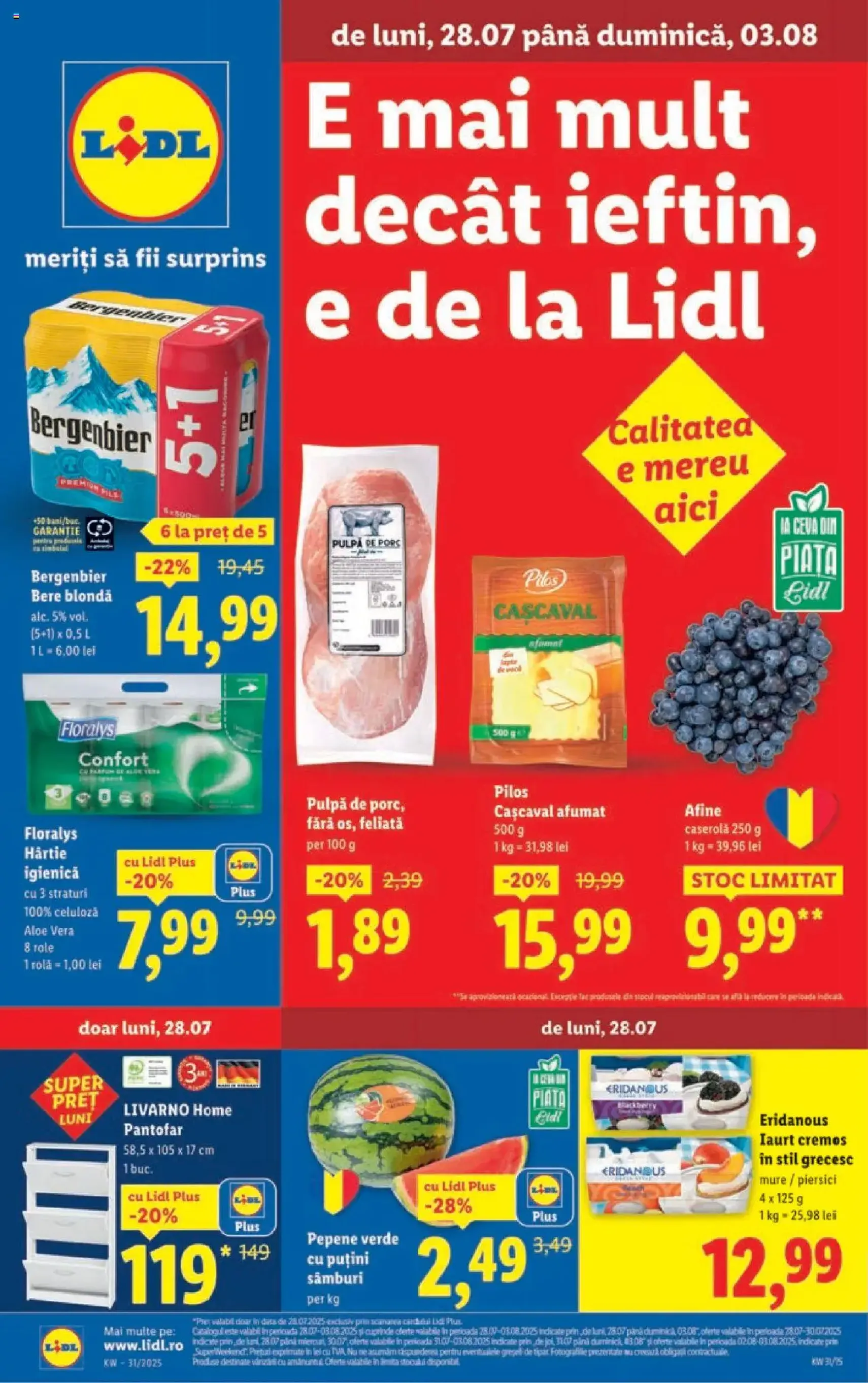 Catalog Lidl - cataloage valabile începând cu 28.07.2025 pagina 1 din 40 Catalog Lidl - cataloage valabile începând cu 28.07.2025 pagina 1 din 40