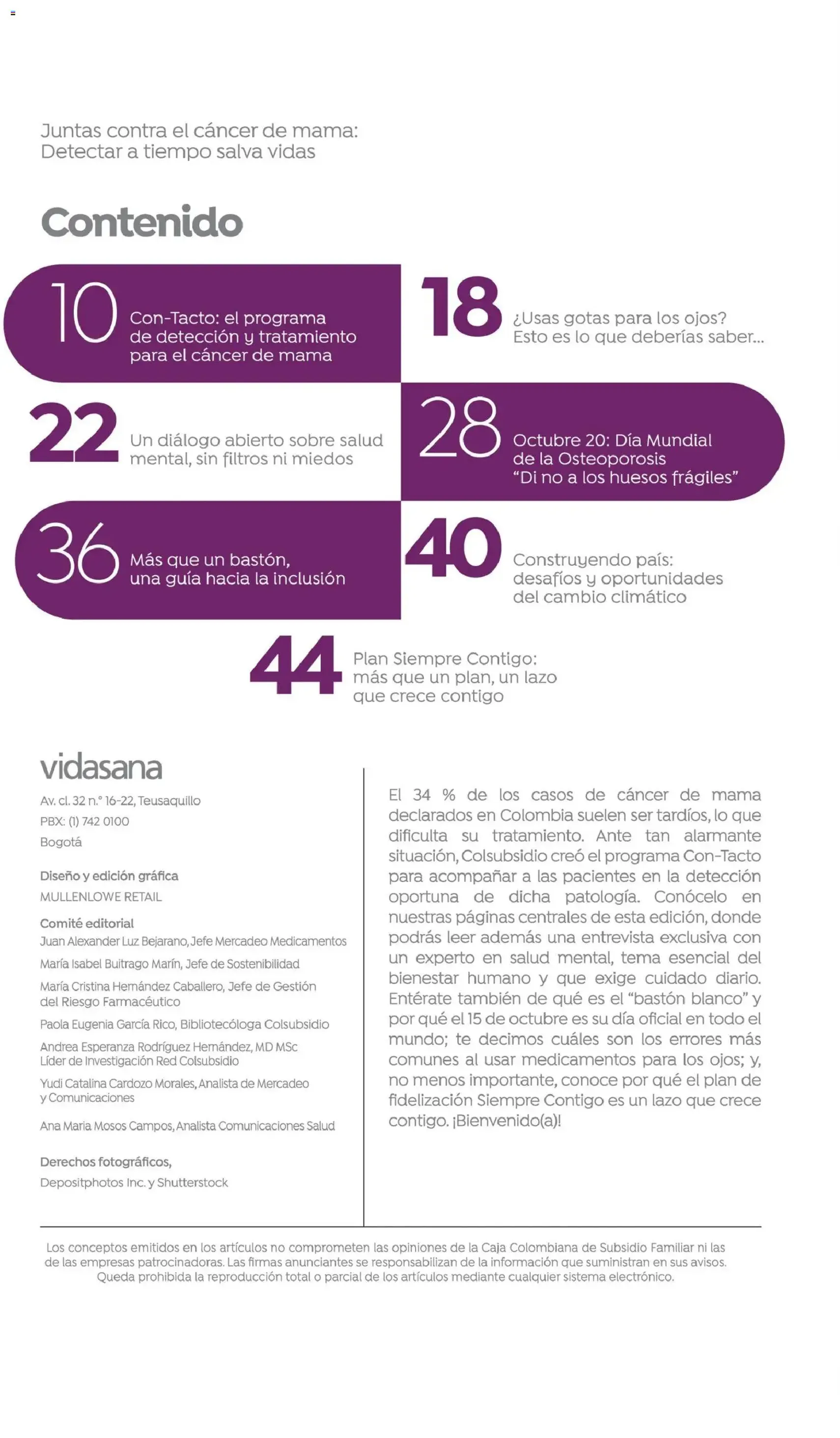 Colsubsidio - Catálogo - folleto válido desde 01/10/2025 página 2 de 48