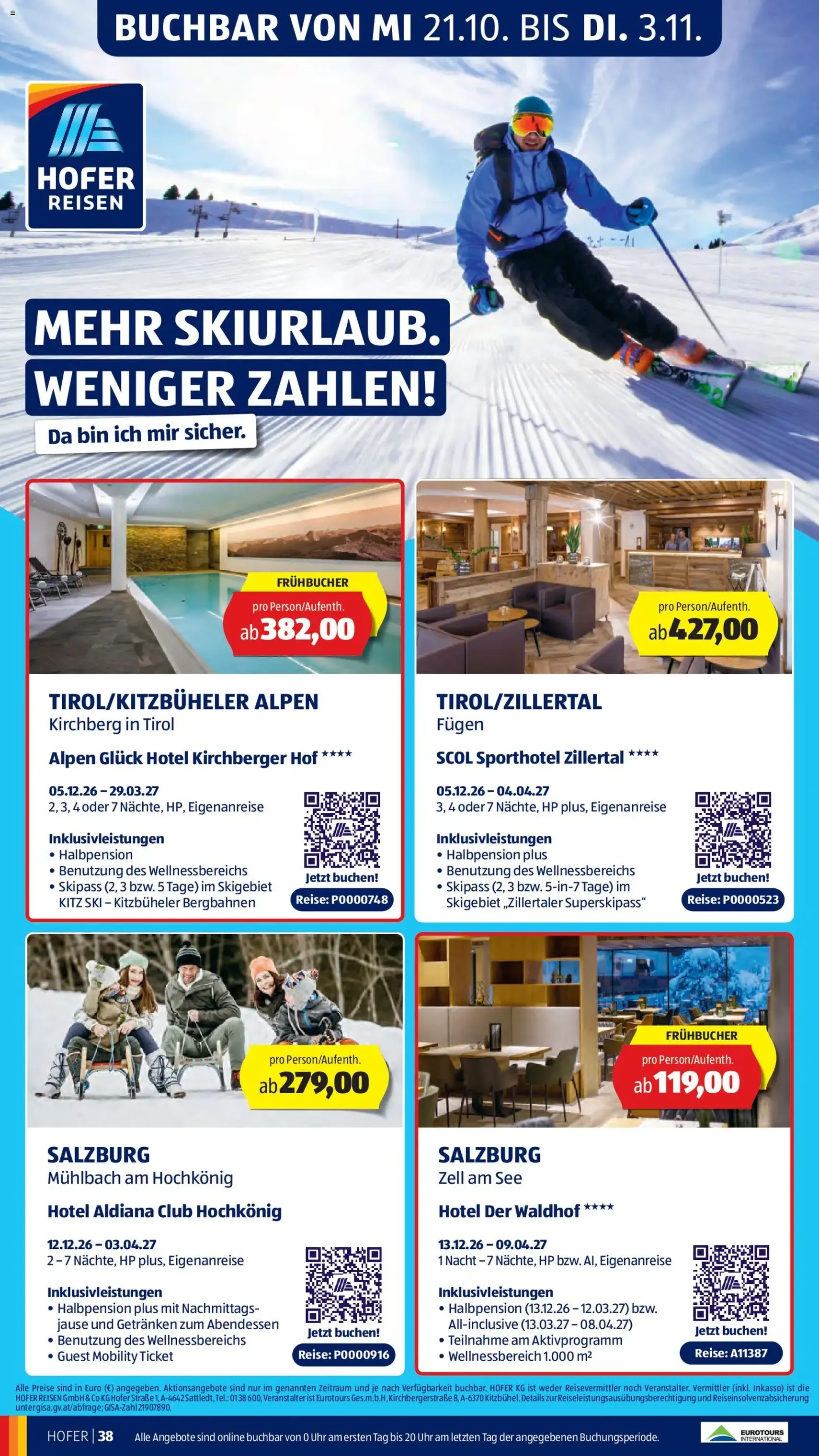 Hofer Flugblatt - Gültiger Prospekt ab 23.10.2026, Seite 48 von insgesamt 50