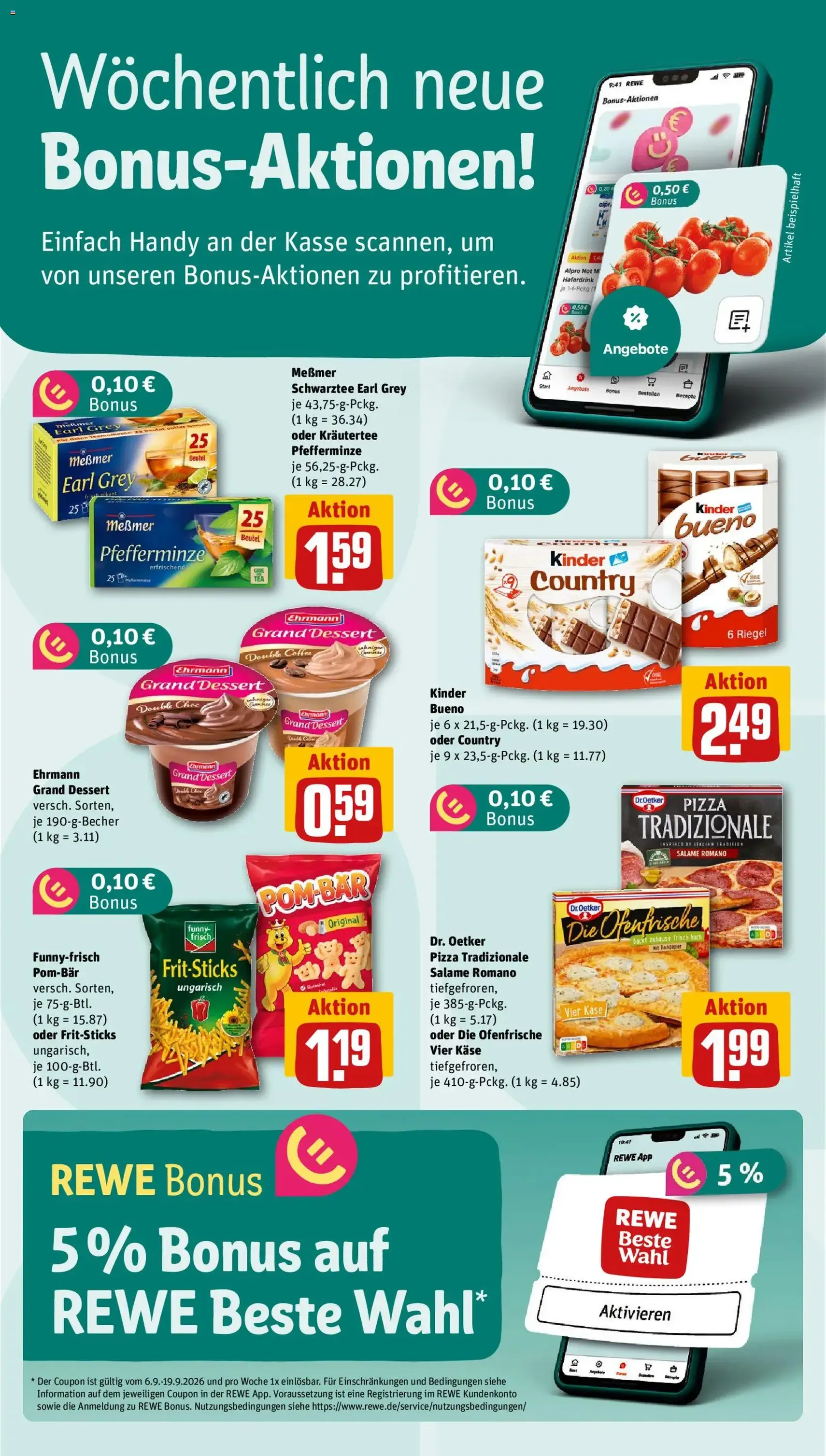 Rewe Prospekt - Gültiger Prospekt ab 07.09.2026, Seite 2 von insgesamt 20
