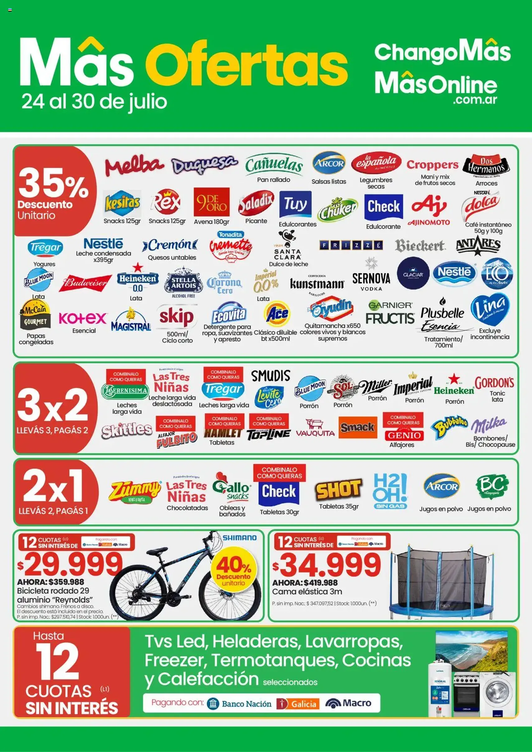 Changomas ofertas - folleto válido desde 24/07/2025 página 1 de 14