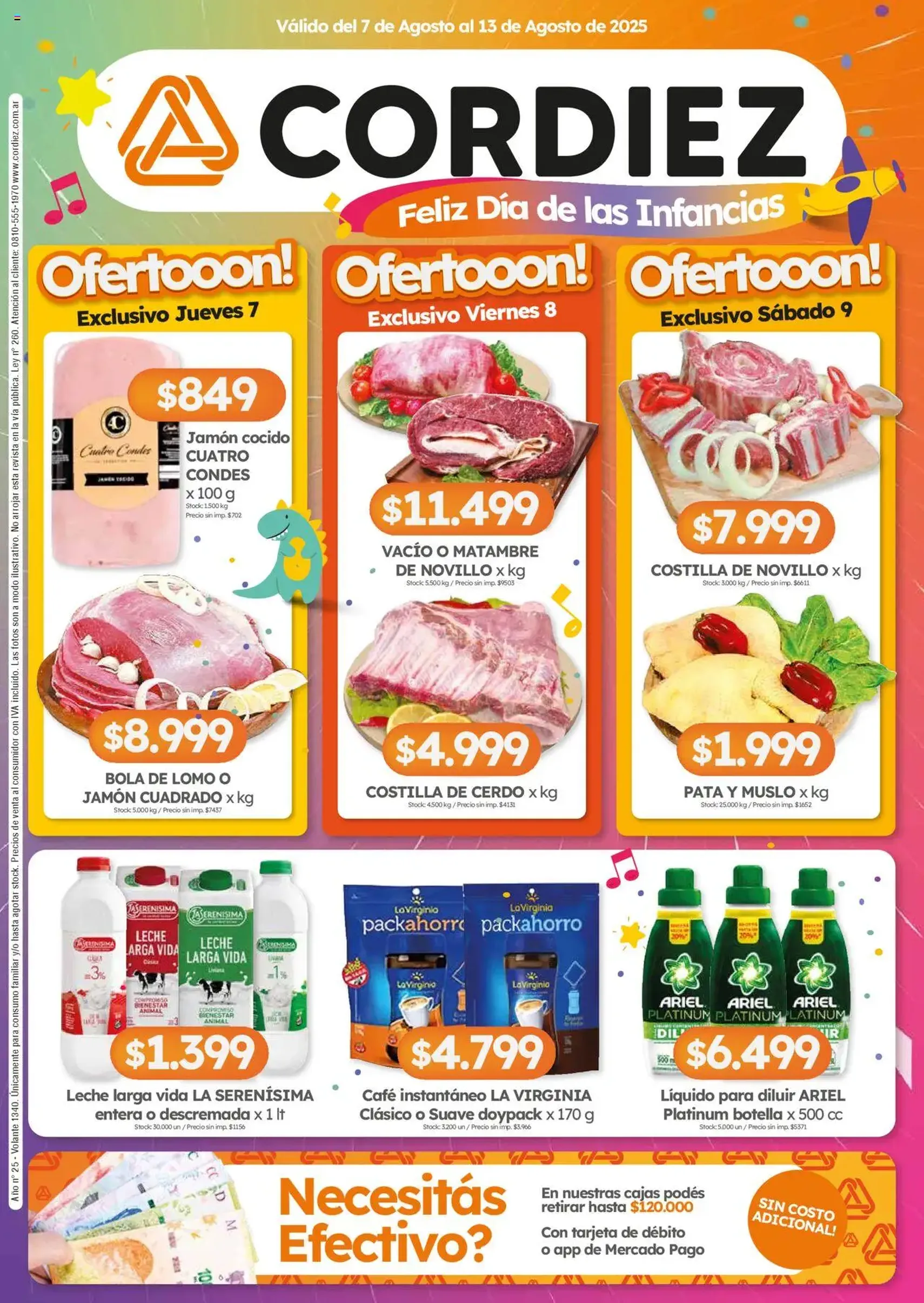 Cordiez ofertas - folleto válido desde 07/08/2025 página 1 de 8