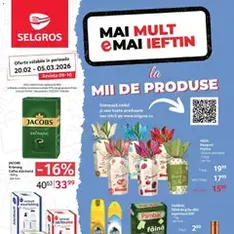 Catalog Selgros - previzualizare cataloage valabilă începând cu 20.02.2026