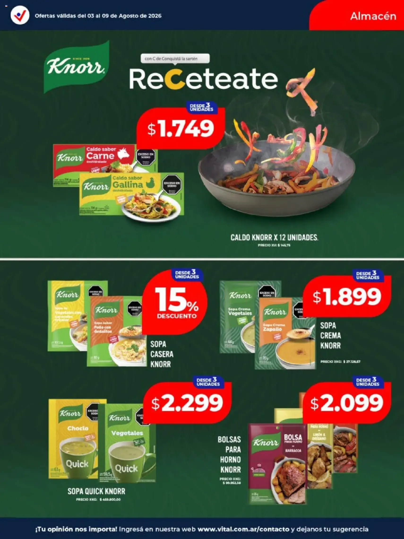 Vital - Ofertas - folleto válido desde 03/08/2026 página 17 de 26